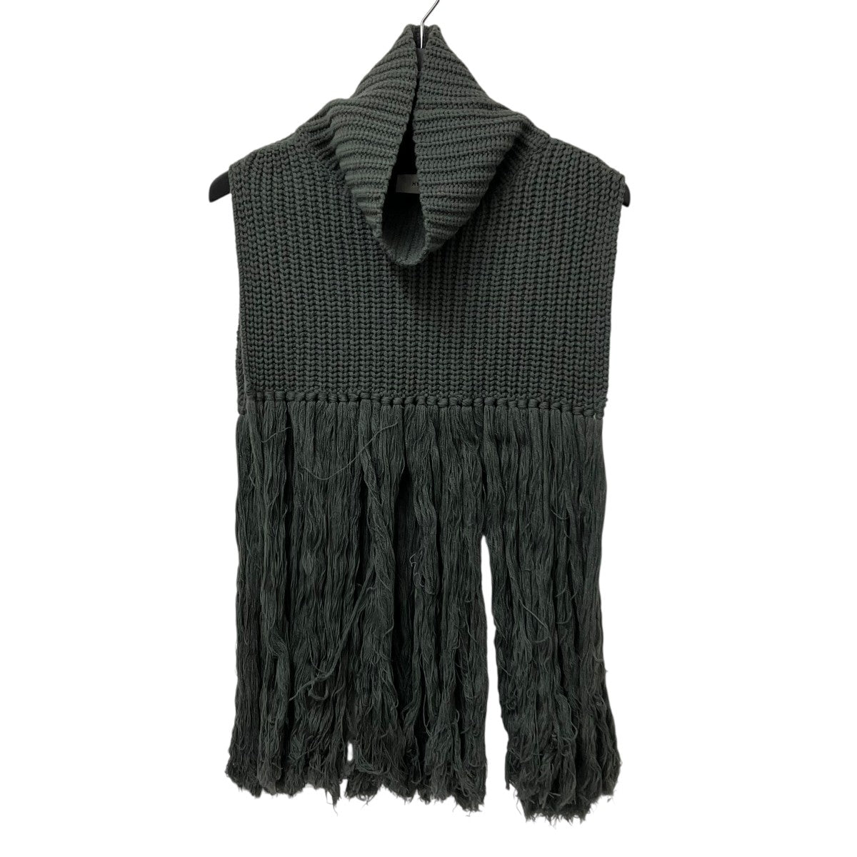 HYKE(ハイク) 21AWフリンジニットベスト212-11249 212-11249