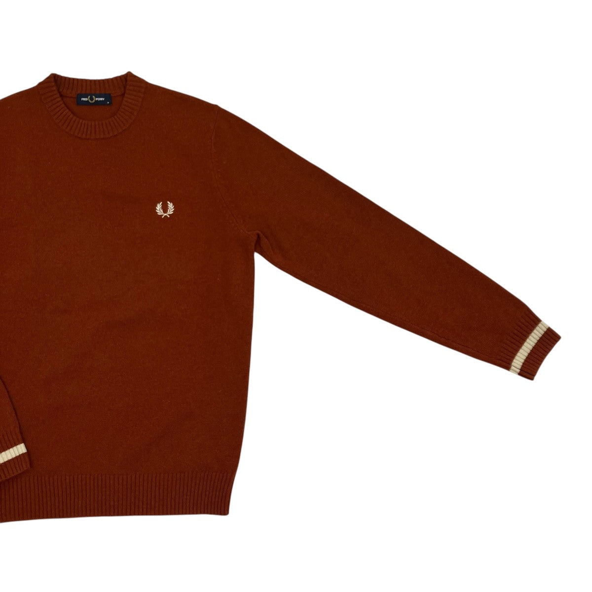 FRED PERRY Tipped Crew Neck JumperK9535 古着・中古-5枚目のアイテム画像