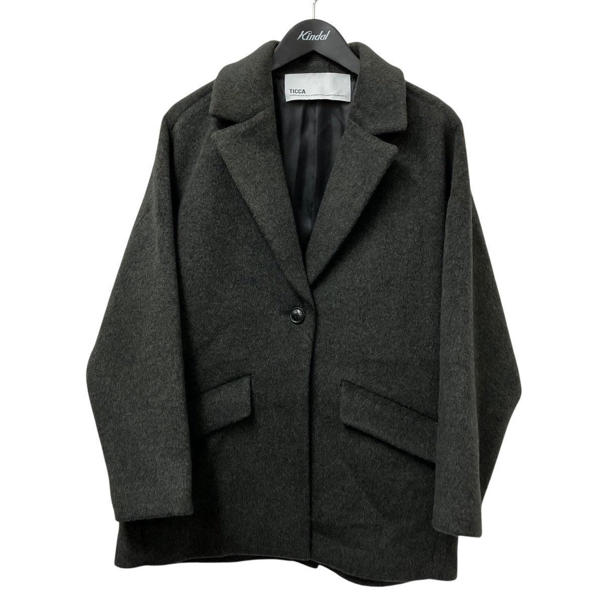 未使用タグ付　TICCA ジャケコート TICCA(ティッカ) ジャケコート0243410233 0243410233 グレー サイズ F