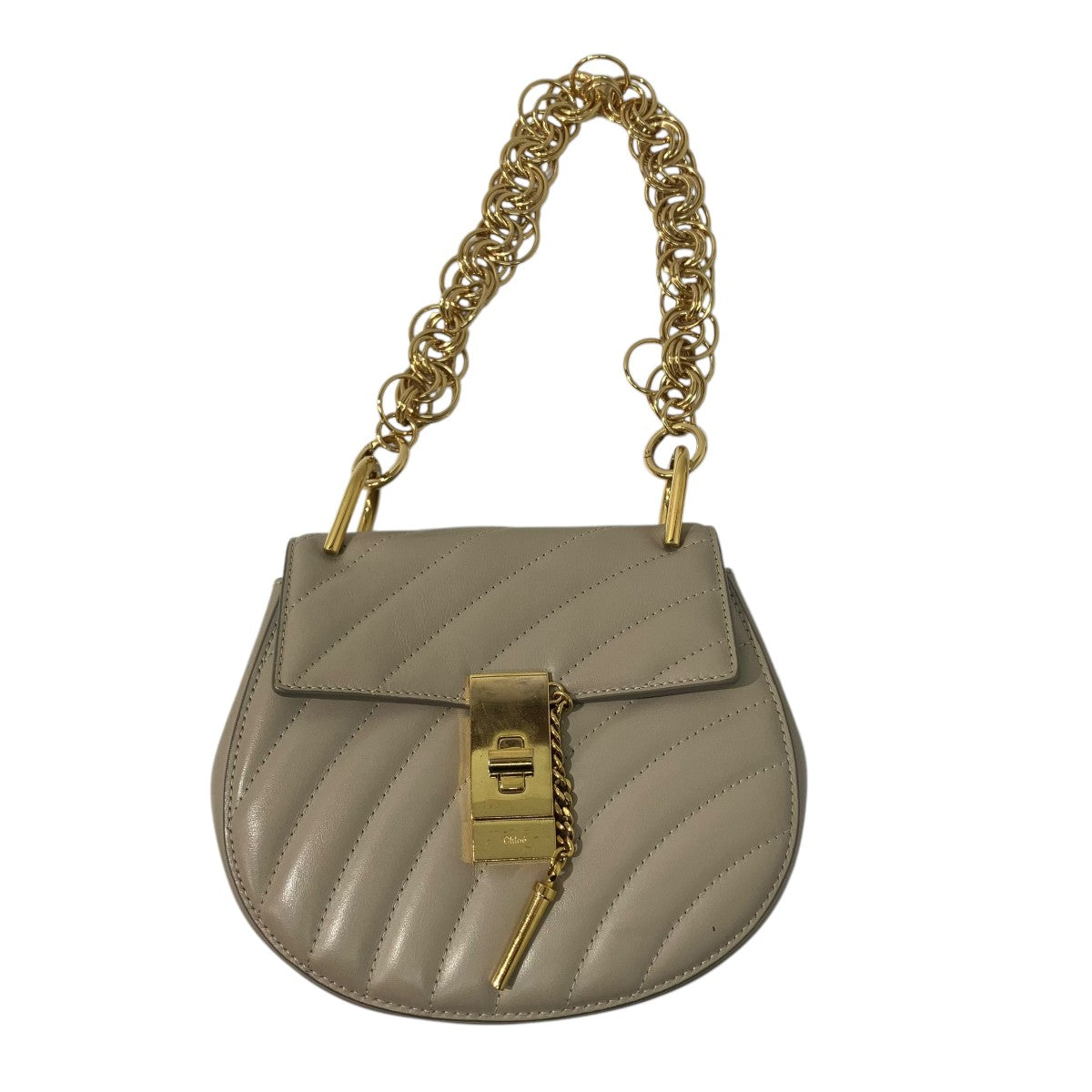 Chloe(クロエ) Drew Bijou Shoulder Bagバッグ ベージュ｜【公式