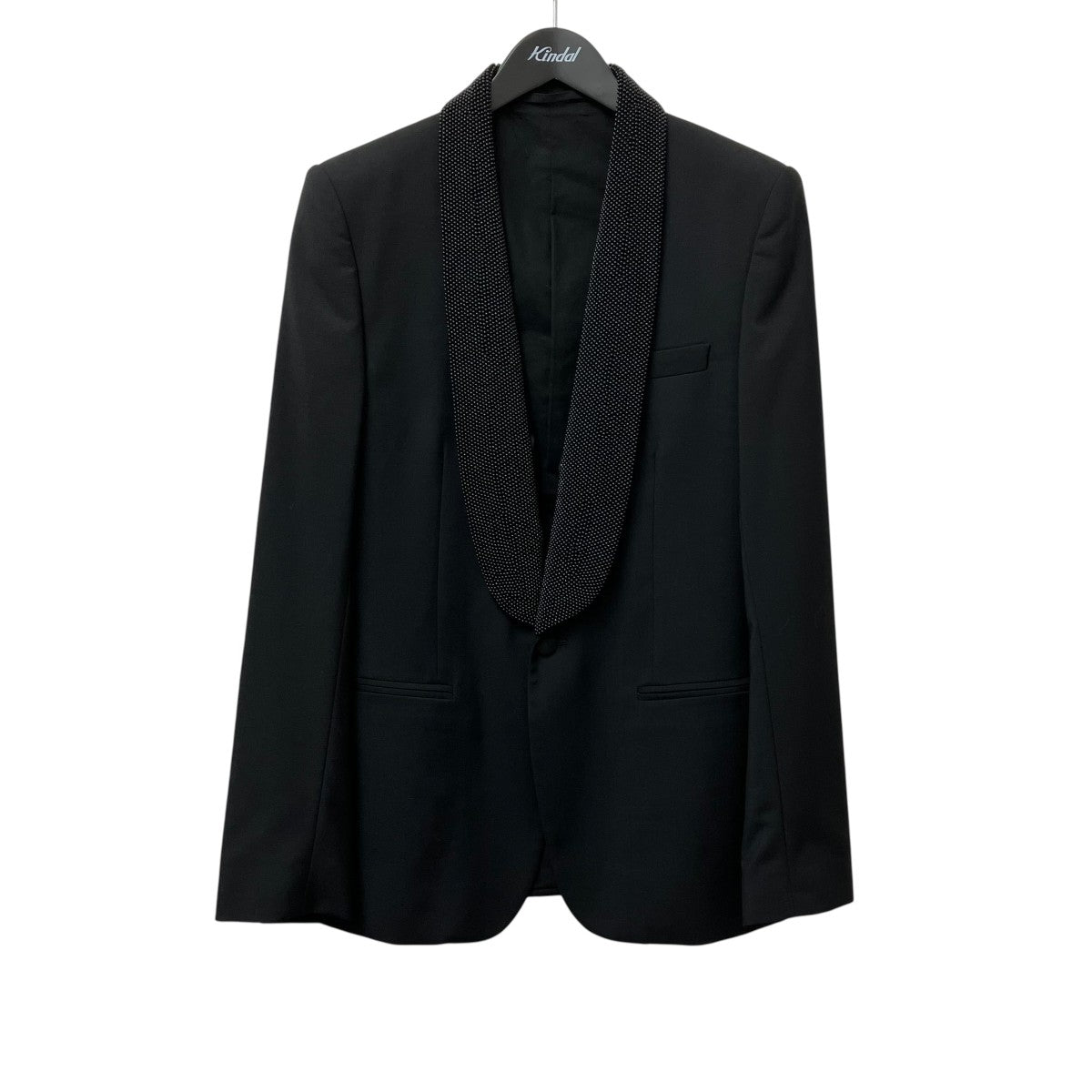 Maison Margiela タキシード ビーズ装飾テーラードジャケット30 BN076 古着・中古-1枚目のアイテム画像