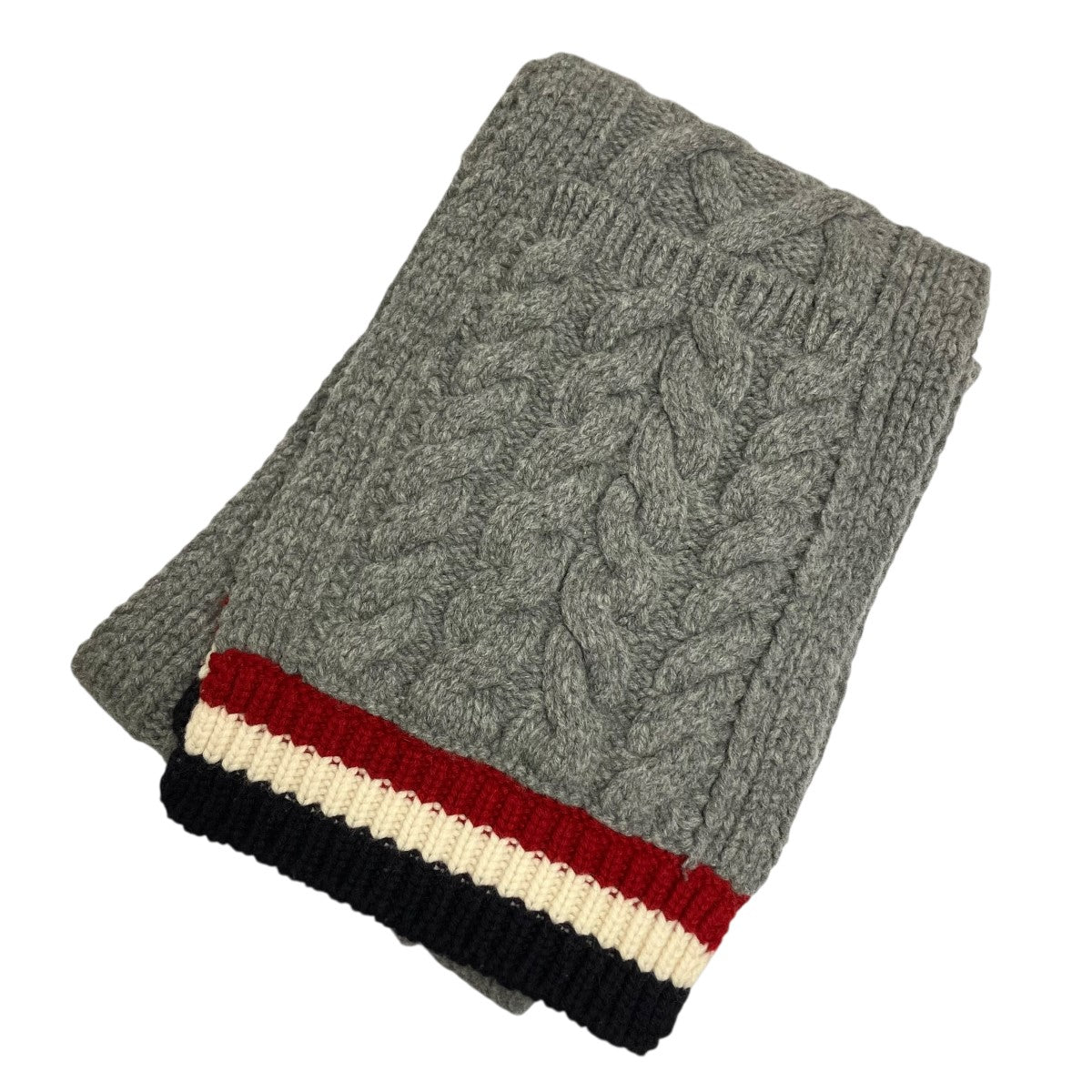 Thom Browne(トム・ブラウン) マフラー グレー サイズ S｜【公式