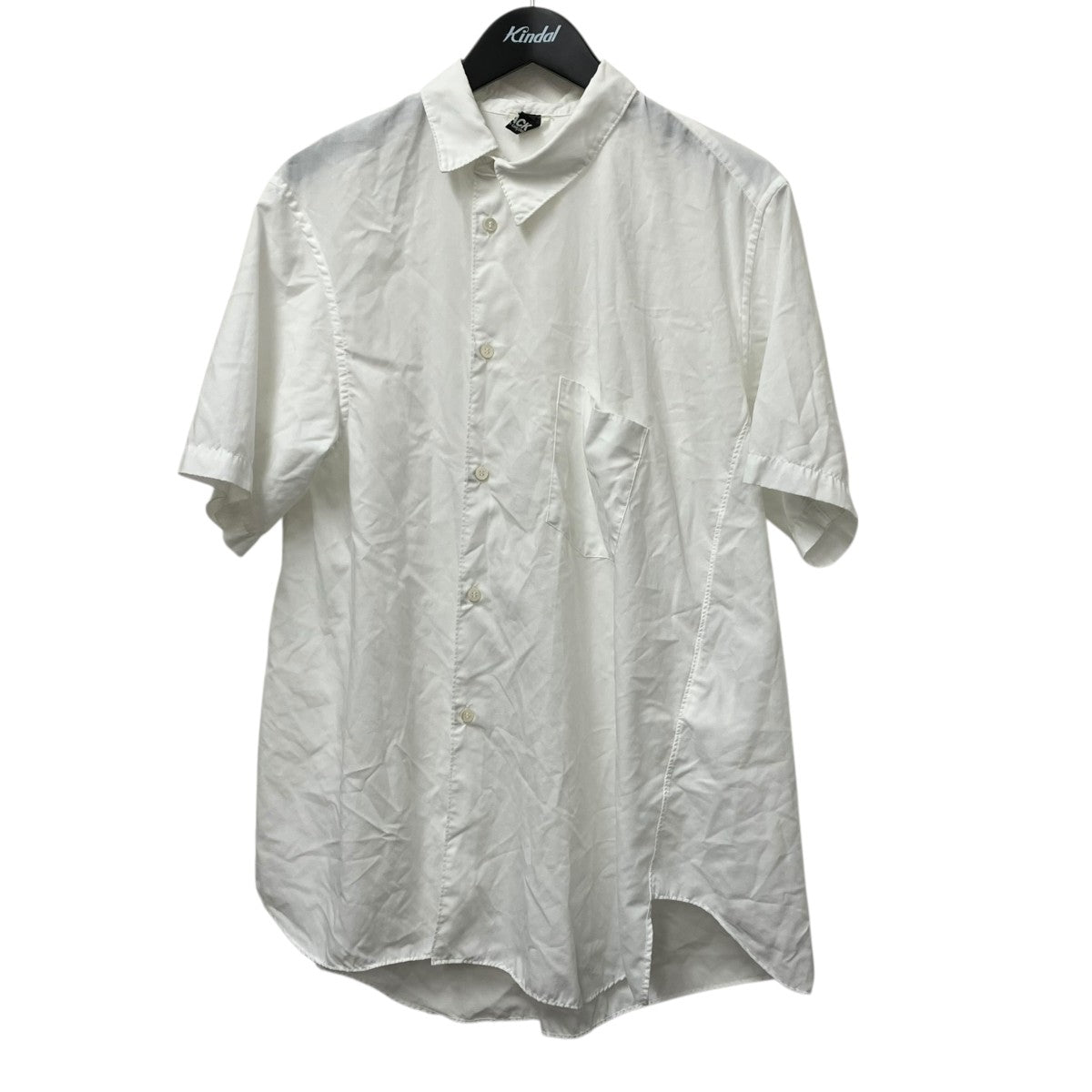 BLACK COMME des GARCONS 捻じれ半袖シャツ1K-B013 古着・中古-1枚目のアイテム画像
