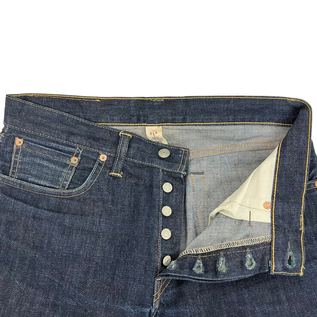 RRL LOW STRAIGHTデニムパンツ 古着・中古-4枚目のアイテム画像