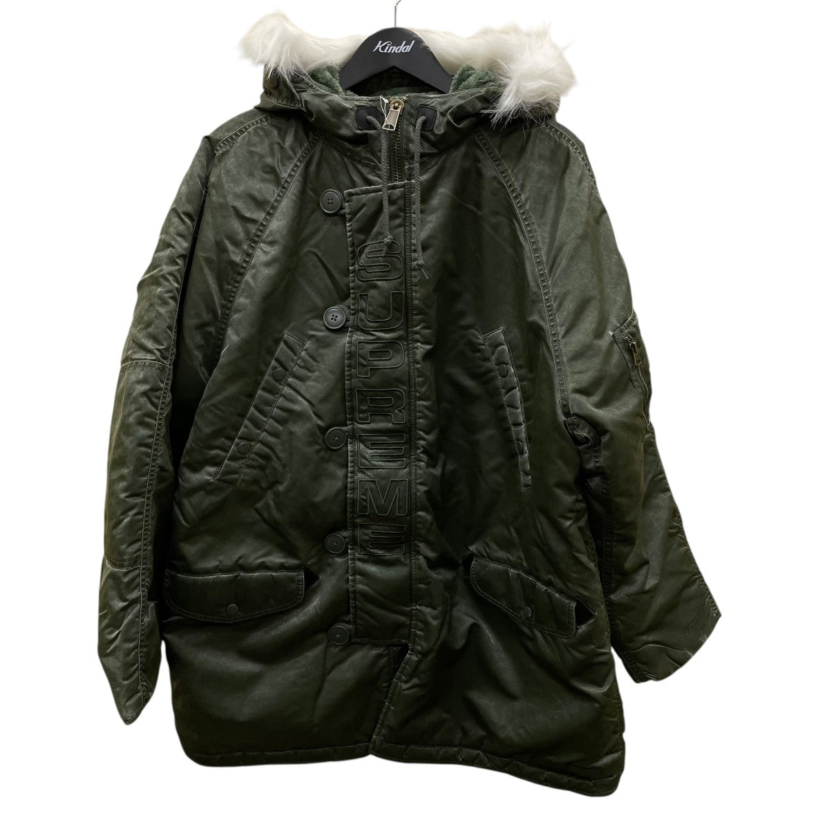24AWWashed Flight Satin N-3B Parka中綿ジャケット