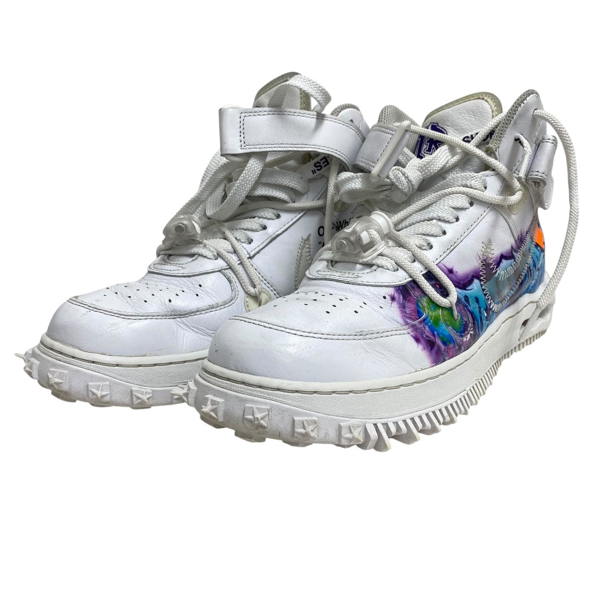 NIKE×OFFWHITE AIR FORCE1 MID SP LTHRスニーカーDR0500-100