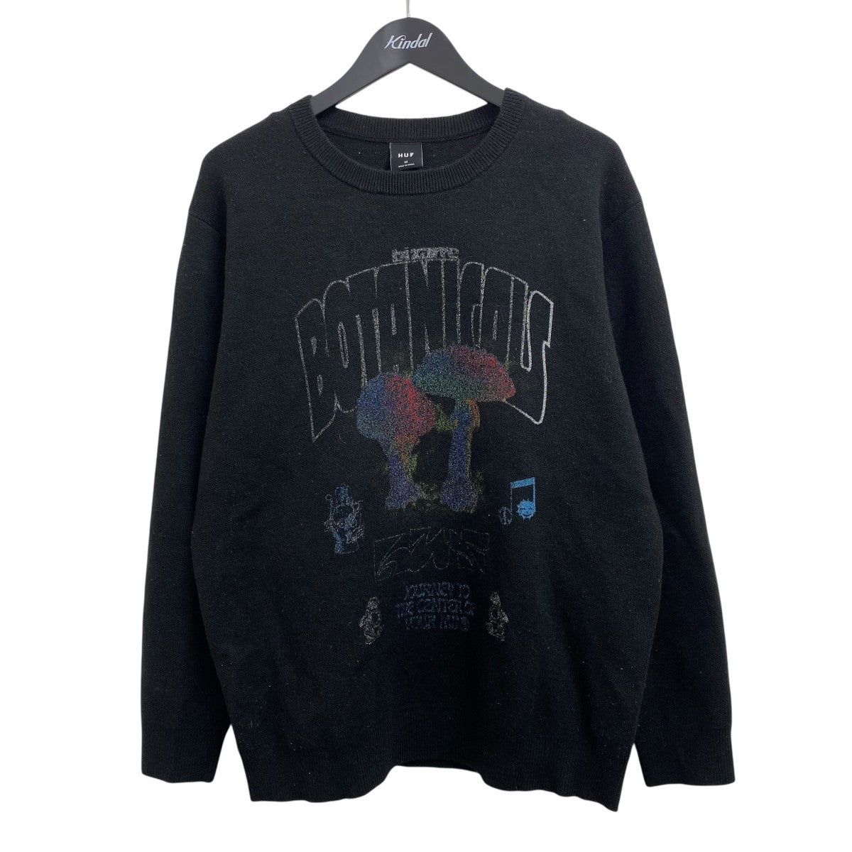 HUF(ハフ) ニット ブラック サイズ M｜【公式】カインドオルオンライン 