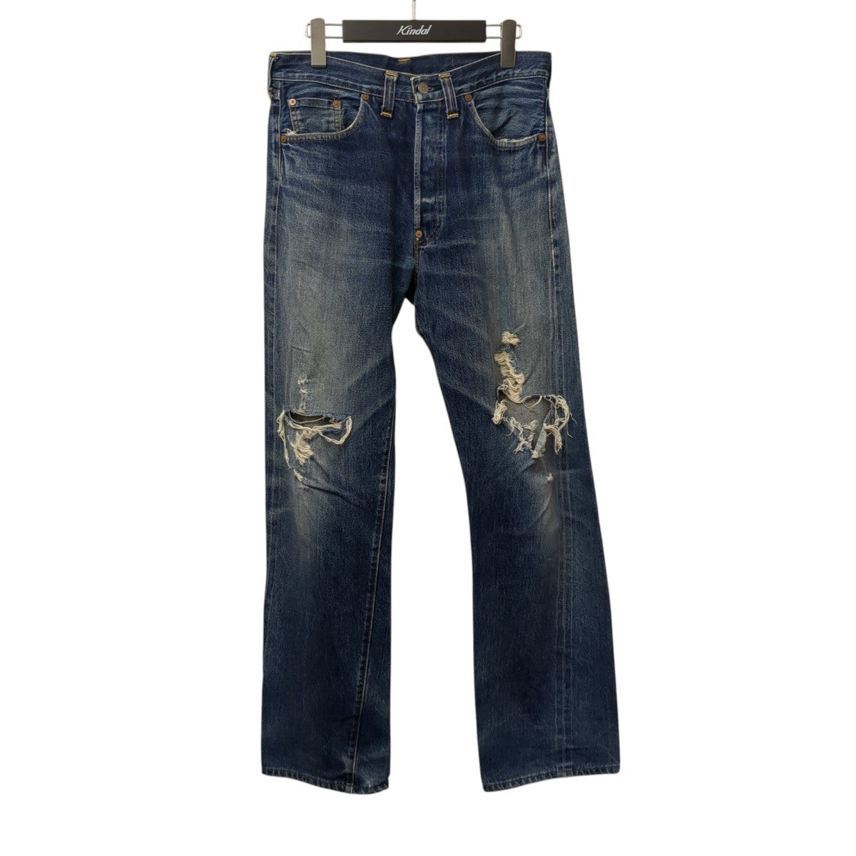 【W34】LEVI'S 50S-XX デニムパンツ 90s リーバイス 80s USA製 Levi'sリーバイス 505 デニムパンツ w34☆142