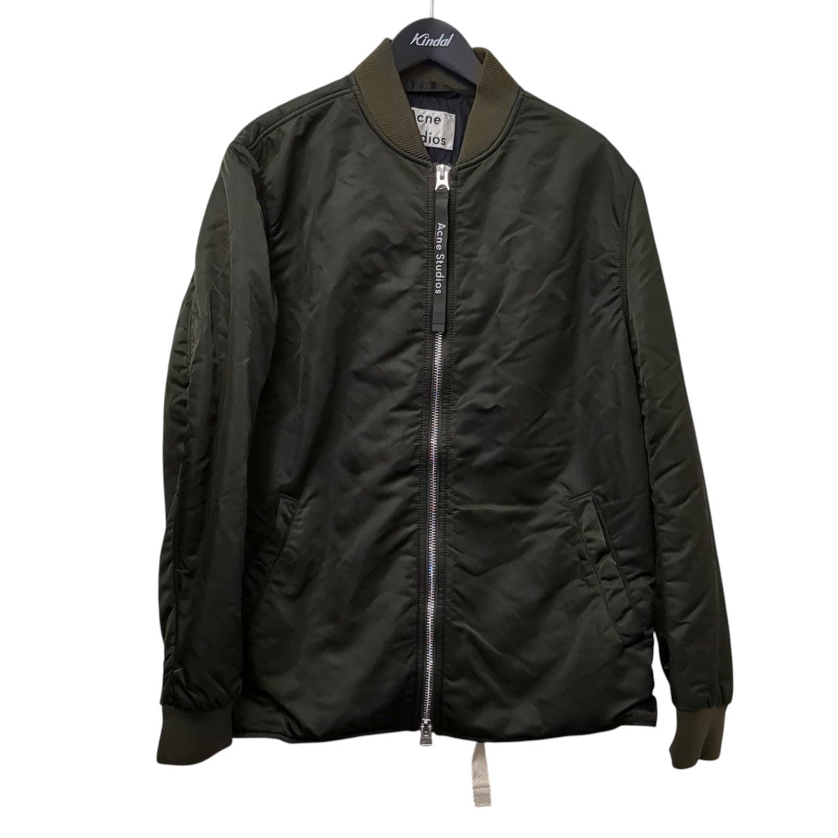 Acne Studios MA-1ジャケット 黒　ロング ACNE STUDIOS/アクネストゥディオス」よりロングMA-1ジャケット
