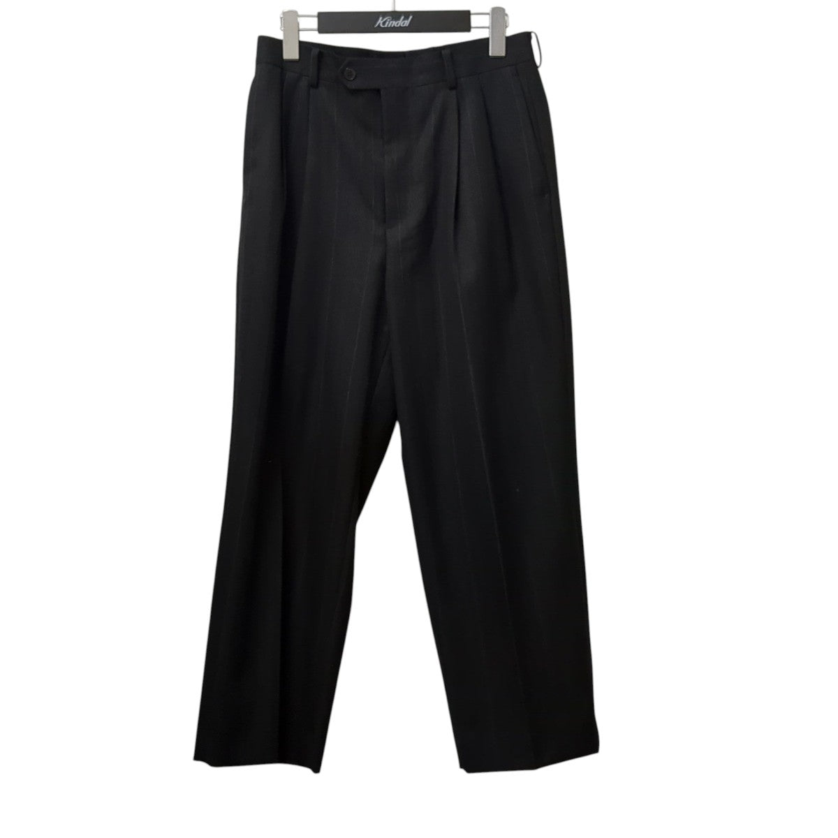 AURALEE(オーラリー) BLUEFACED WOOL TWO-TUCK SLACKS #NAVY