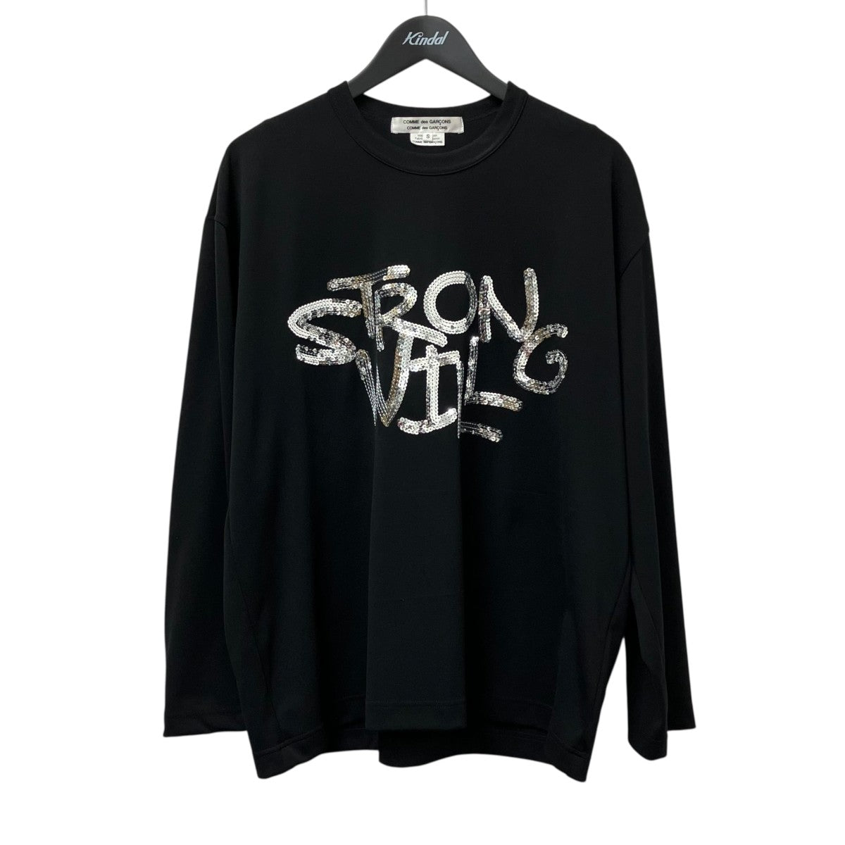 COMME des GARCONS COMME des GARCONS スパンコールカットソーRN-T005 古着・中古-1枚目のアイテム画像