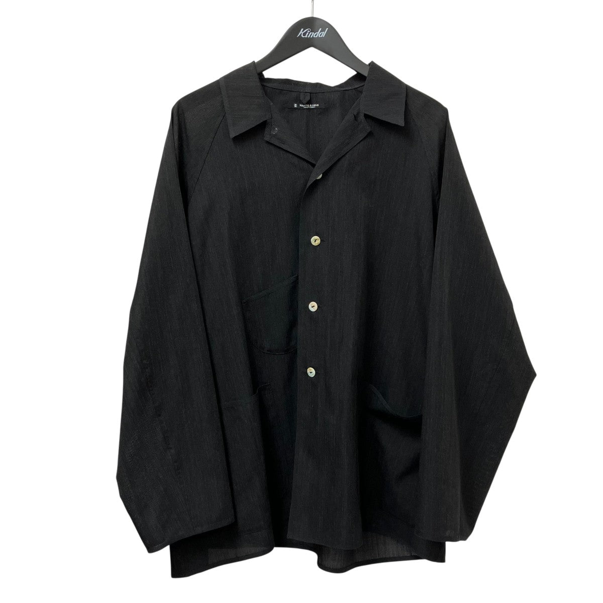 25ss MAATEE&SONS / リネンバスク(BLACK) サイズ3 25ss MAATEE&SONS / リネンバスク(BLACK) サイズ3