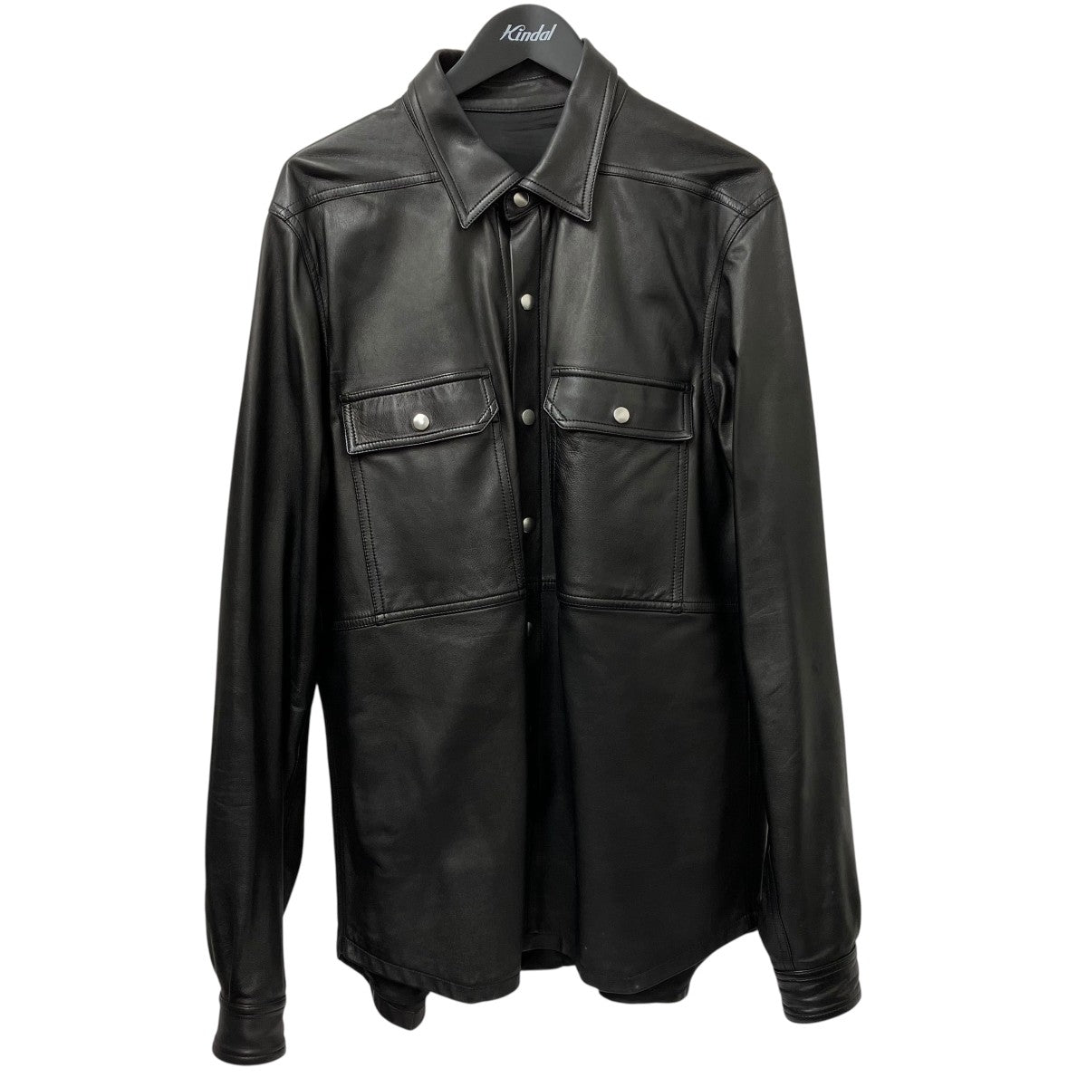 RICK OWENS(リックオウエンス) レザーシャツRU20S7729-LLP