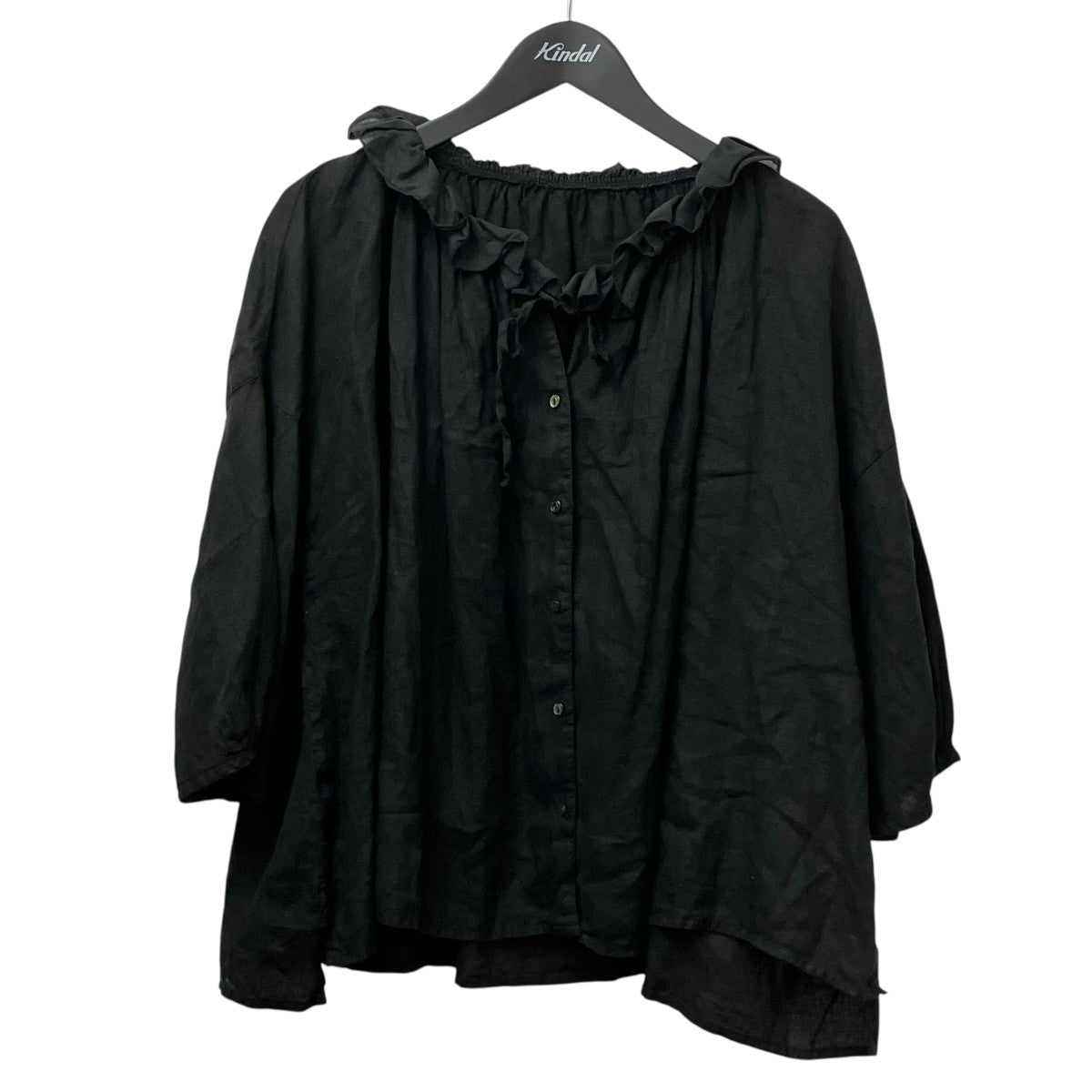 nest Robe(ネストローブ) リネンシアーフリルブラウス01243-1143