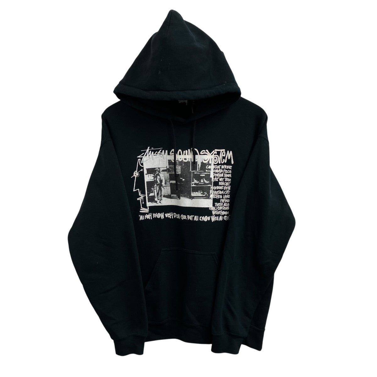 stussy(ステューシー) sound systemパーカー ネイビー サイズ M