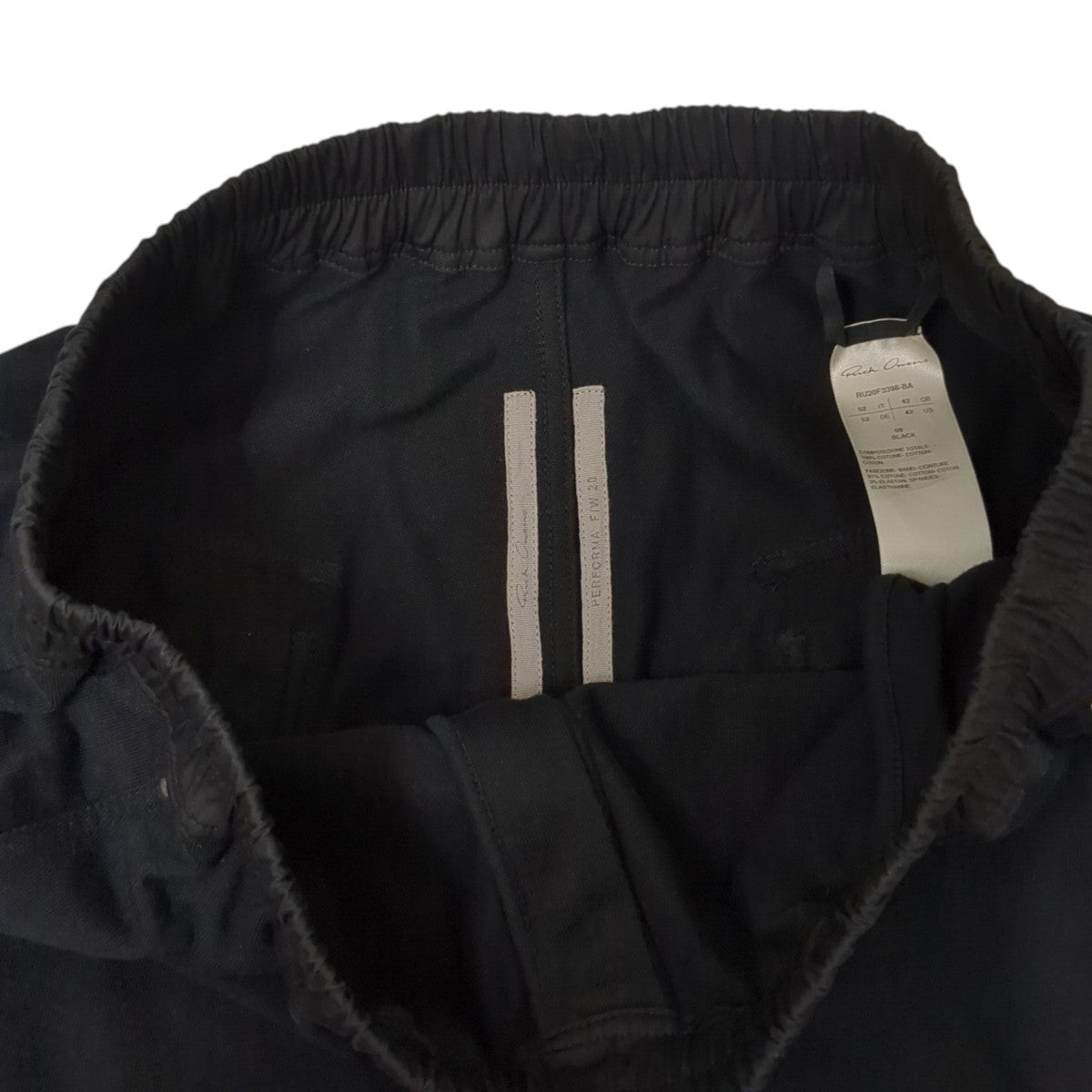 RICK OWENS ラウンジパンツRU20F3398-BA 古着・中古-4枚目のアイテム画像