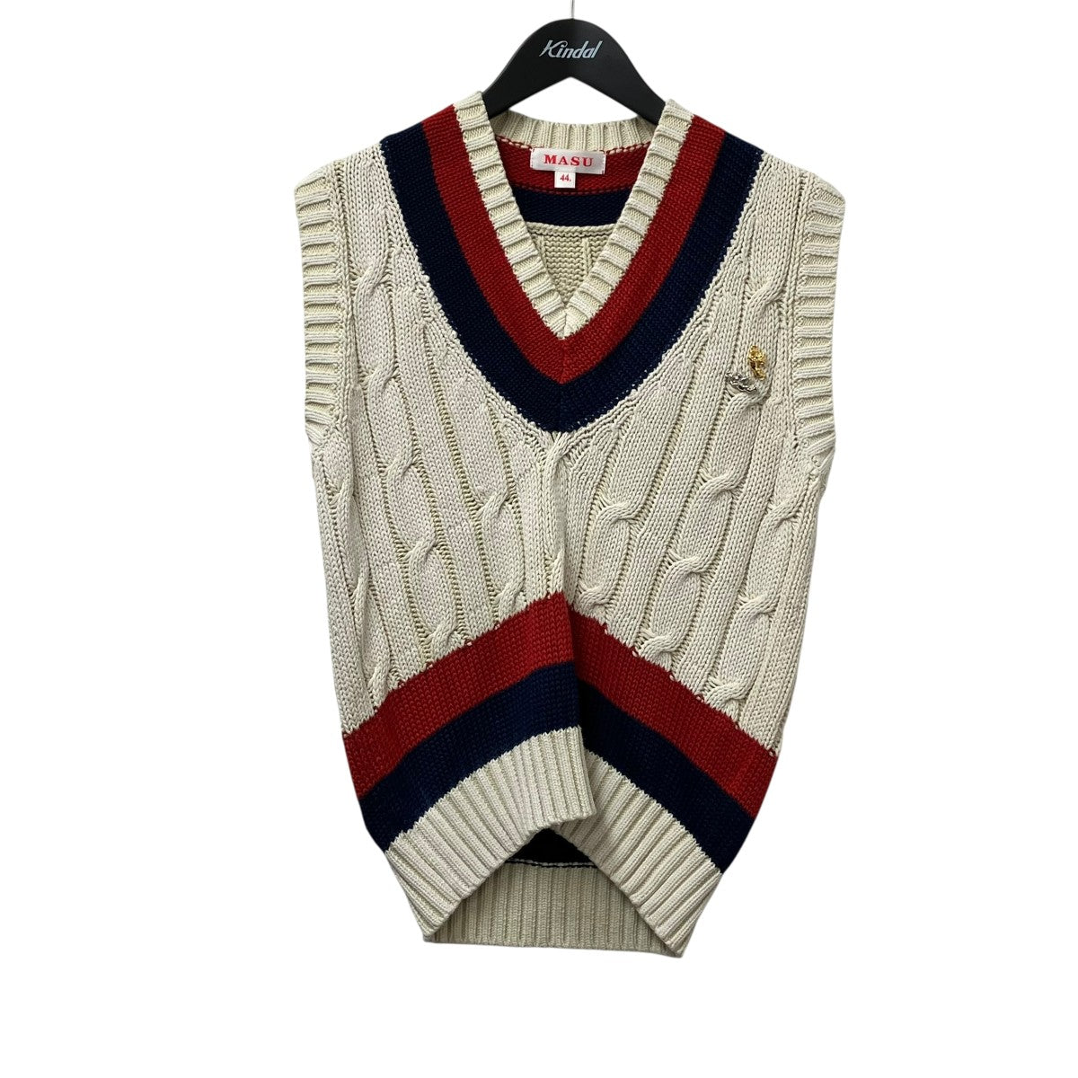 MASU(エムエーエスユー) DECAYED SCHOOL KNIT VESTニットベスト