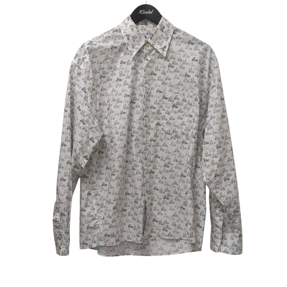 MARNI シャツ 44 MARNI - MARNI マルニ カジュアルシャツ 44(S位) 白x青(チェック