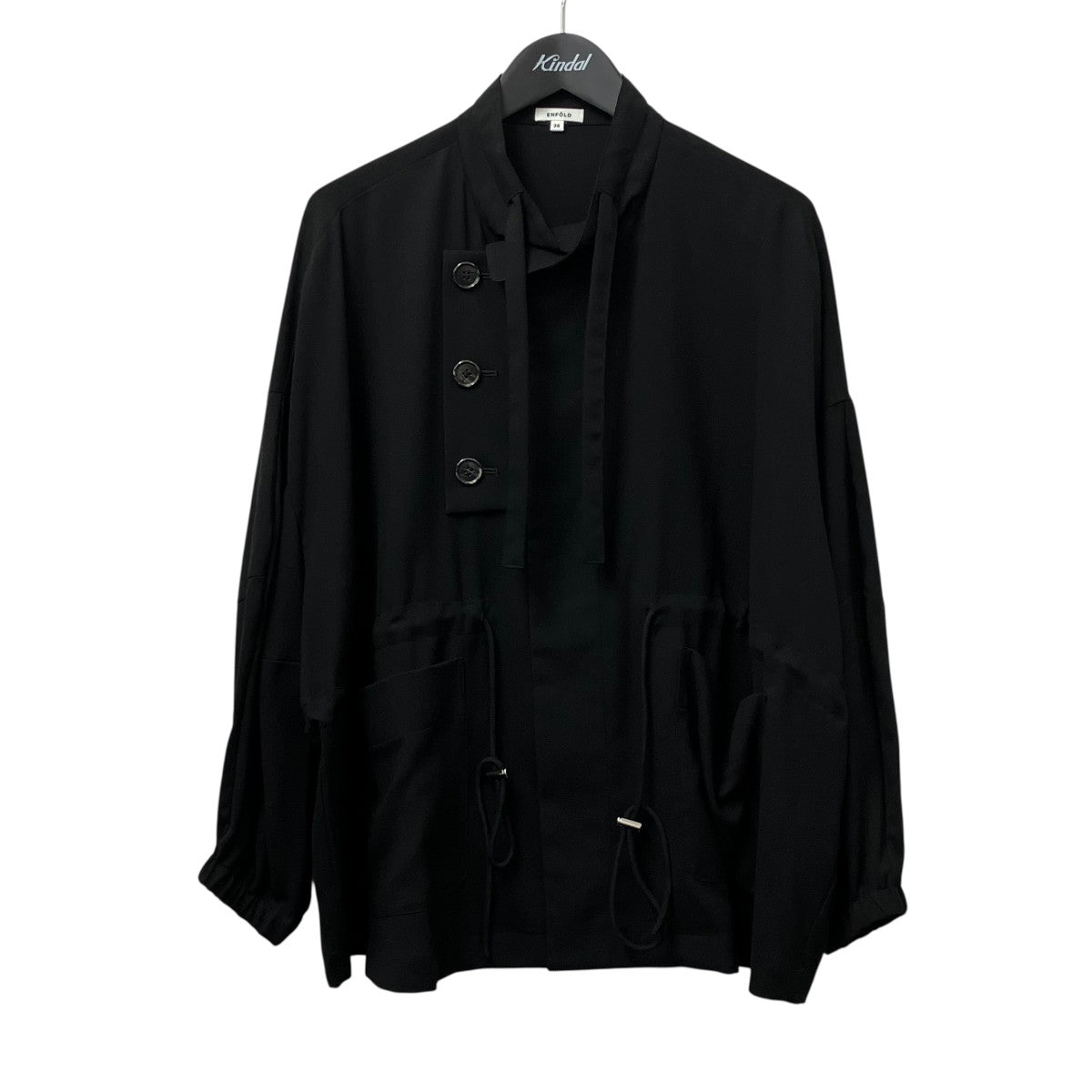 ENFOLD 24SSTWO-WAY SHORT-BLOUSONブラウス300HS230-1510 古着・中古-1枚目のアイテム画像