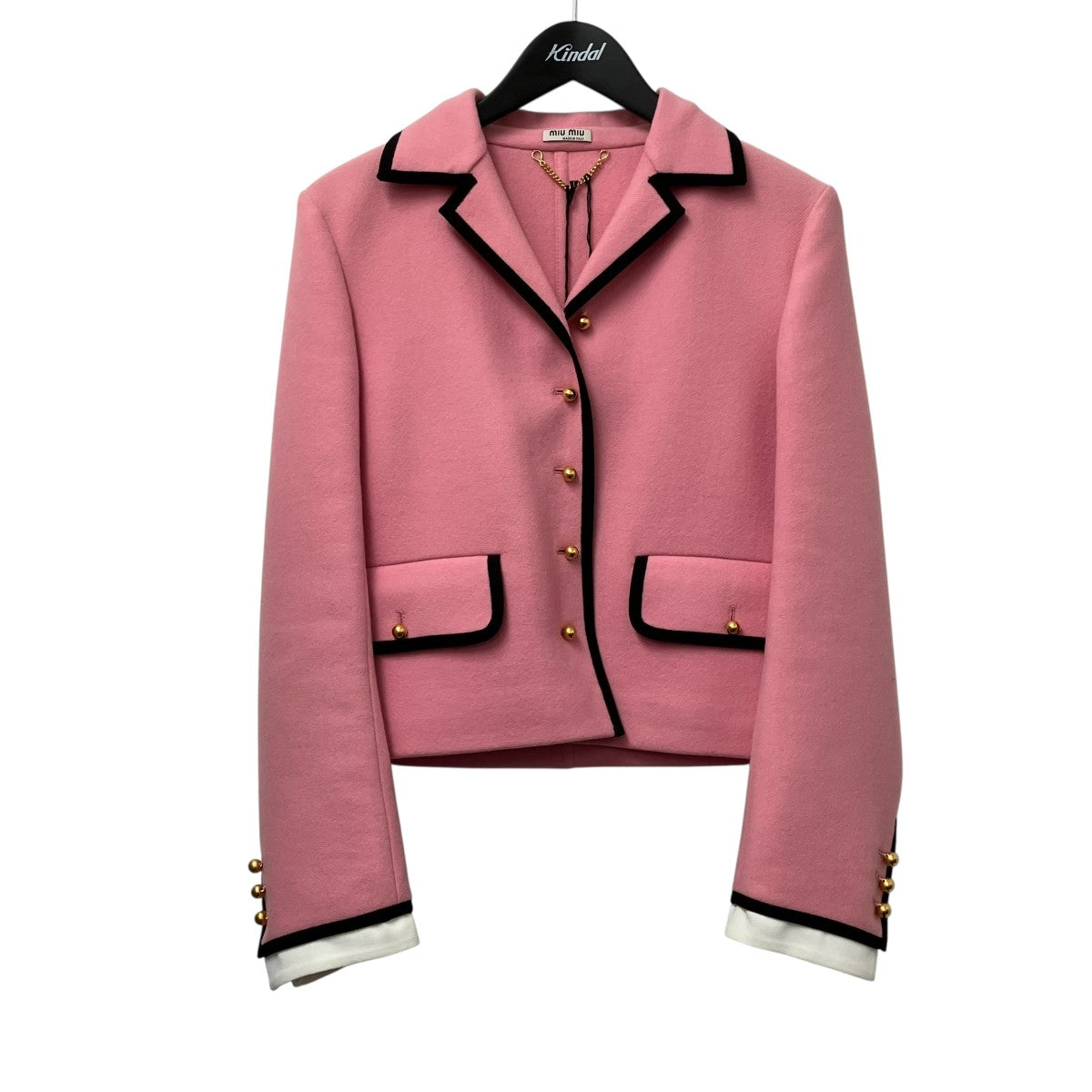 MIU MIU TRICOTジャケットMH1518 古着・中古-1枚目のアイテム画像