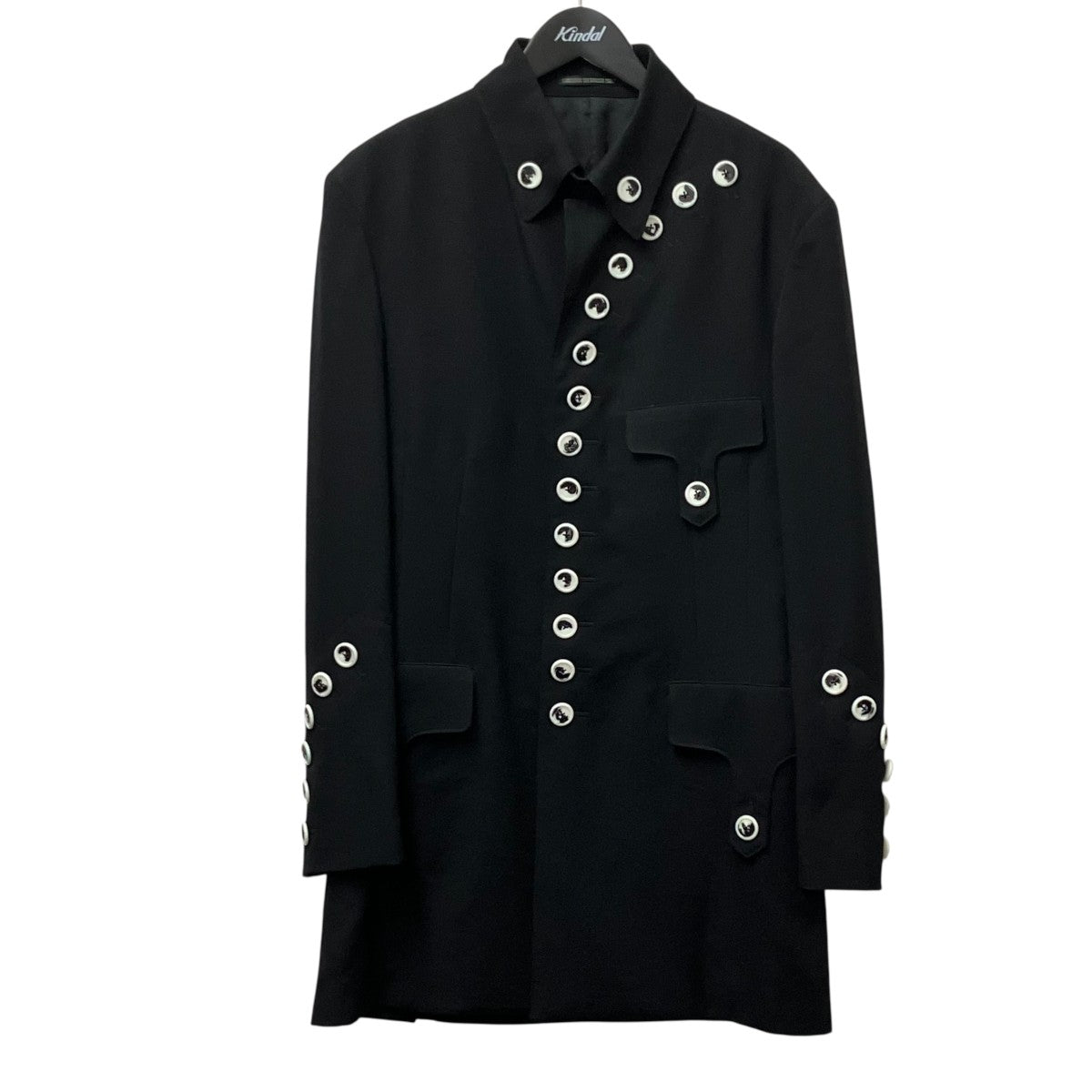 「マツモ様用」ヨウジヤマモト Yohji Yamamoto 19AW 19aw yohji yamamoto pour homme アシメトリーロングジャケット H