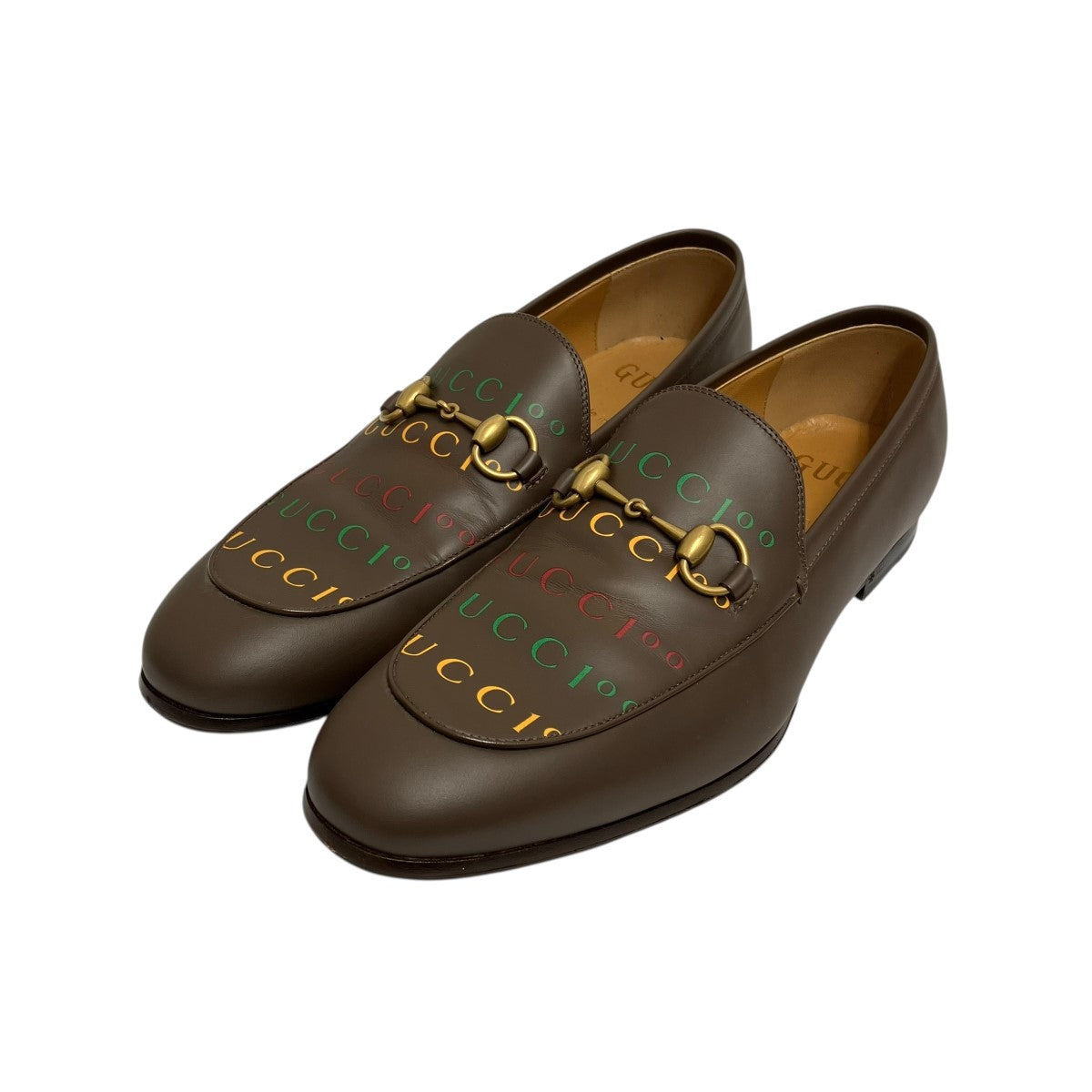 美品■GUCCI 【22.5】ホースビット ビットローファー 本革 革靴 茶 美品】GUCCI グッチ ホースビットローファー 25cm ビジネス 革靴