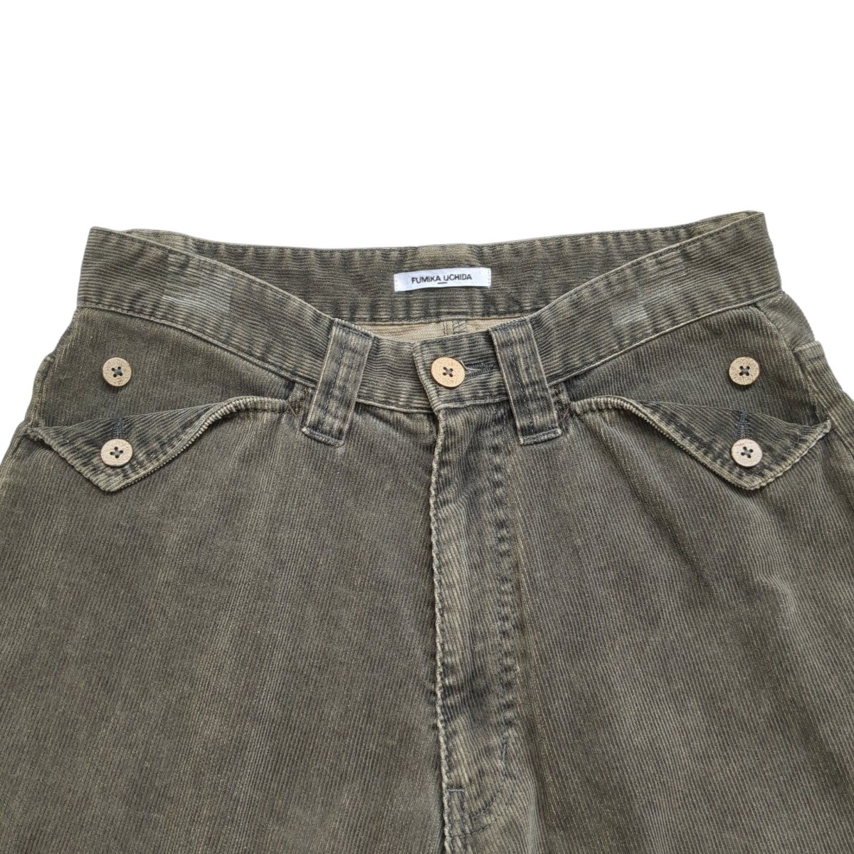 FUMIKA UCHIDA CORDUROY STRAIGHT PANTSパンツFU-V-PT006 古着・中古-3枚目のアイテム画像