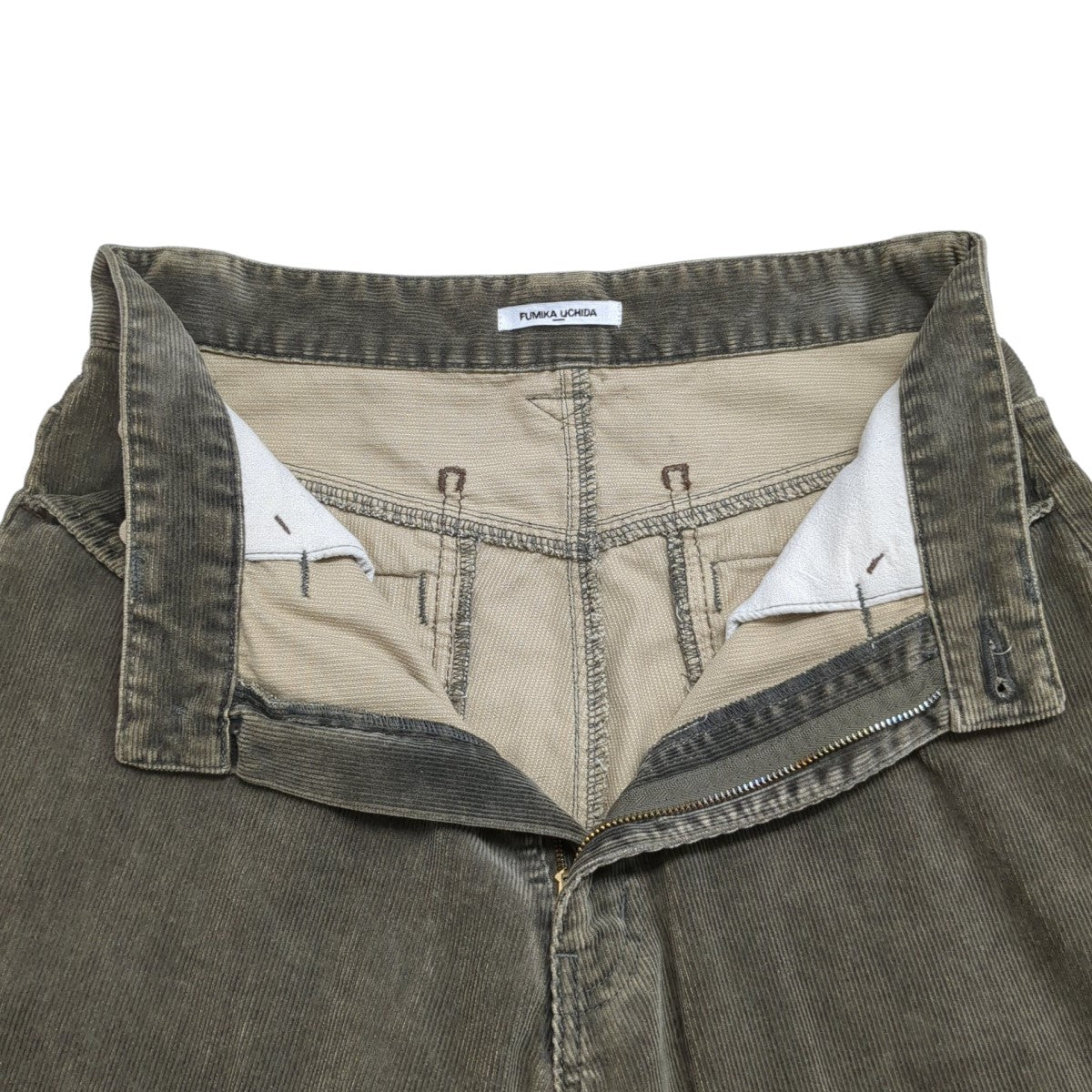 FUMIKA UCHIDA CORDUROY STRAIGHT PANTSパンツFU-V-PT006 古着・中古-4枚目のアイテム画像