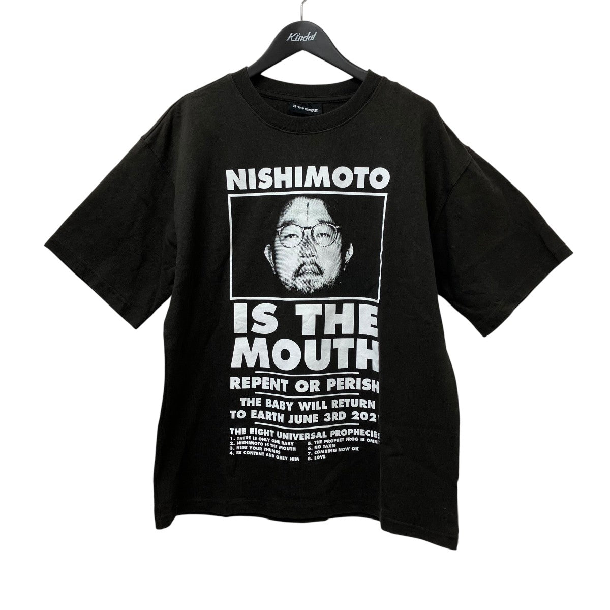 NISHIMOTO IS THE MOUTH(ニシモトイズザマウス) Tシャツ ブラック