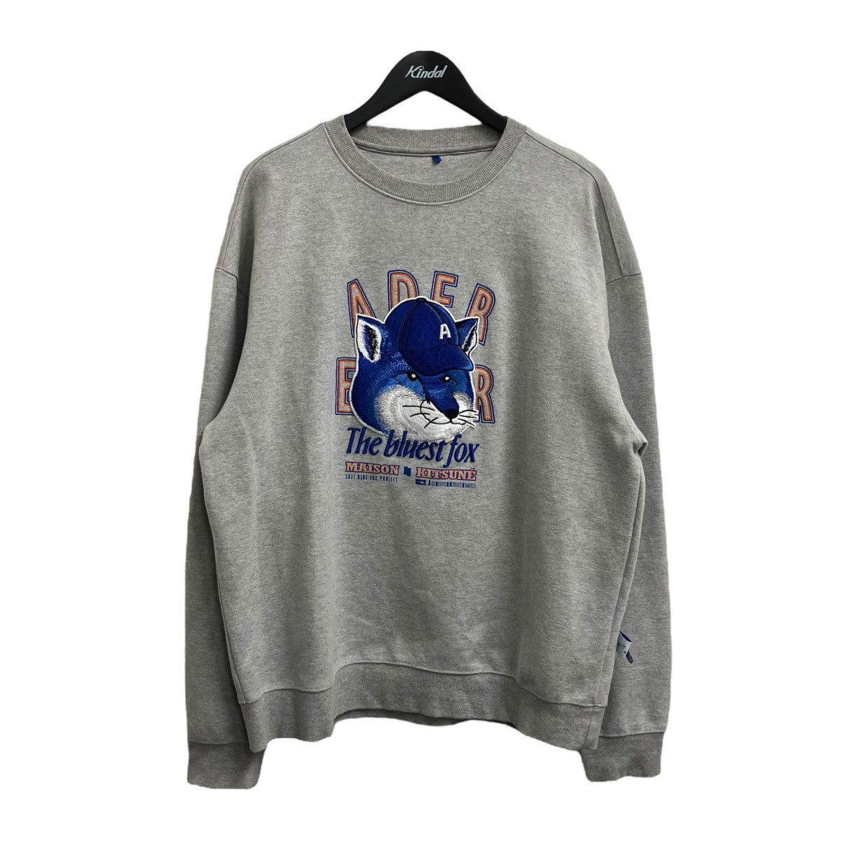 ADER error×MAISON KITSUNE スウェット グレー サイズ A2｜【公式