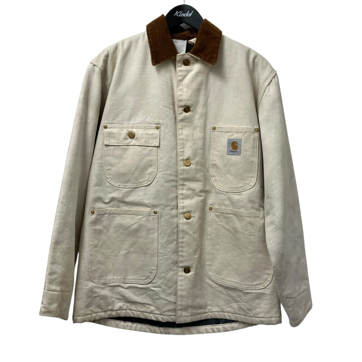ジャケット・アウター Carhartt Michigan Chore Coat 80-90s CarHartt(カーハート) 90s Michigan Choreジャケット ホワイト サイズ