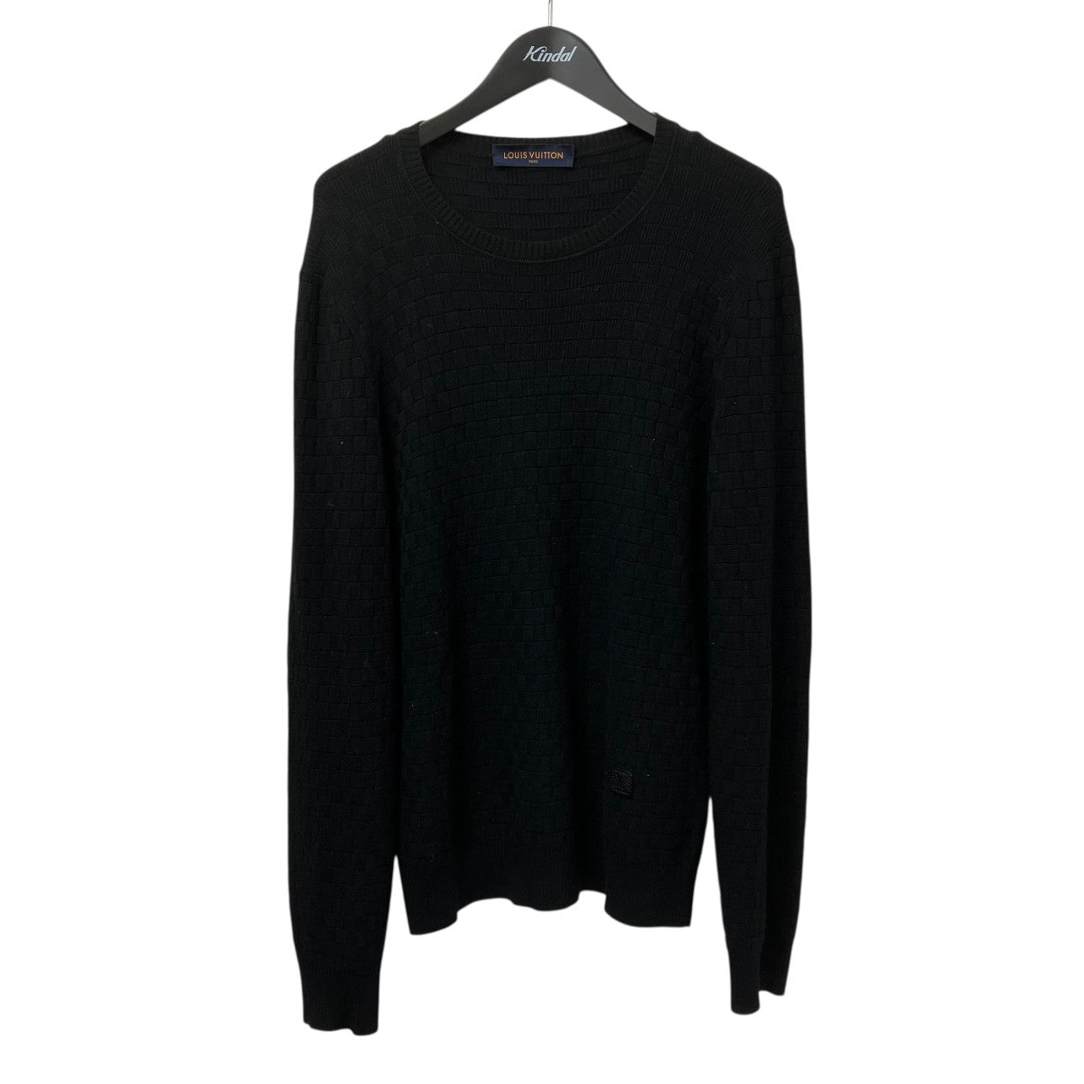 【ルイヴィトン】XS ニットセーター ブラック LOUIS VUITTON(ルイヴィトン) ニット ブラック サイズ M｜【公式