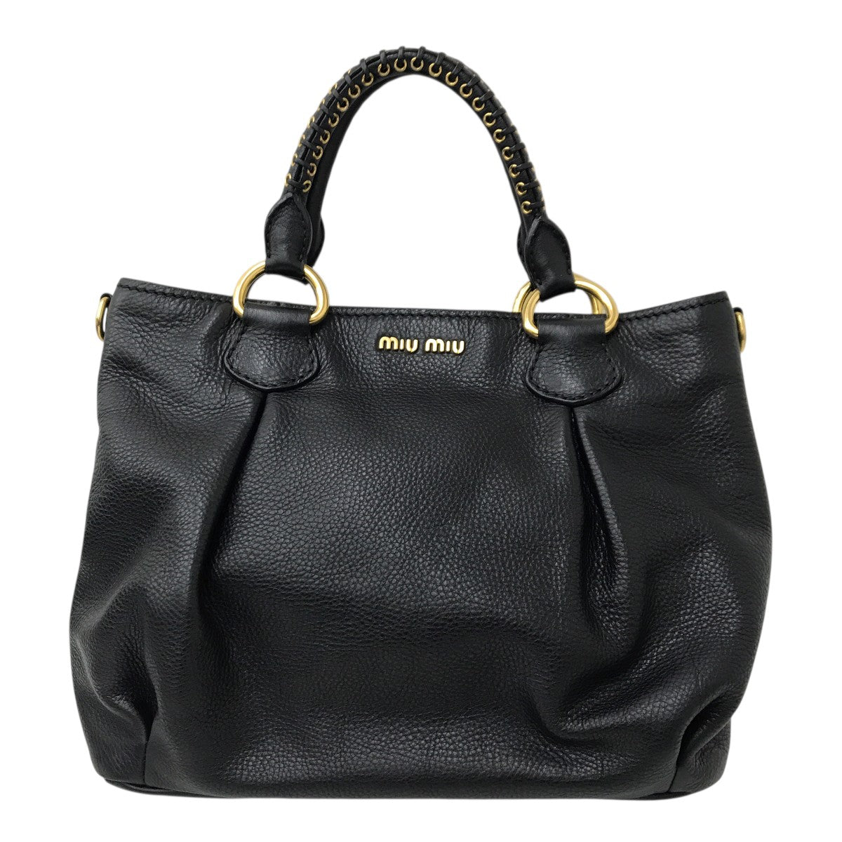 MIU MIU(ミュウミュウ) 2WAYハンドバッグRR1629 RR1629 ブラック