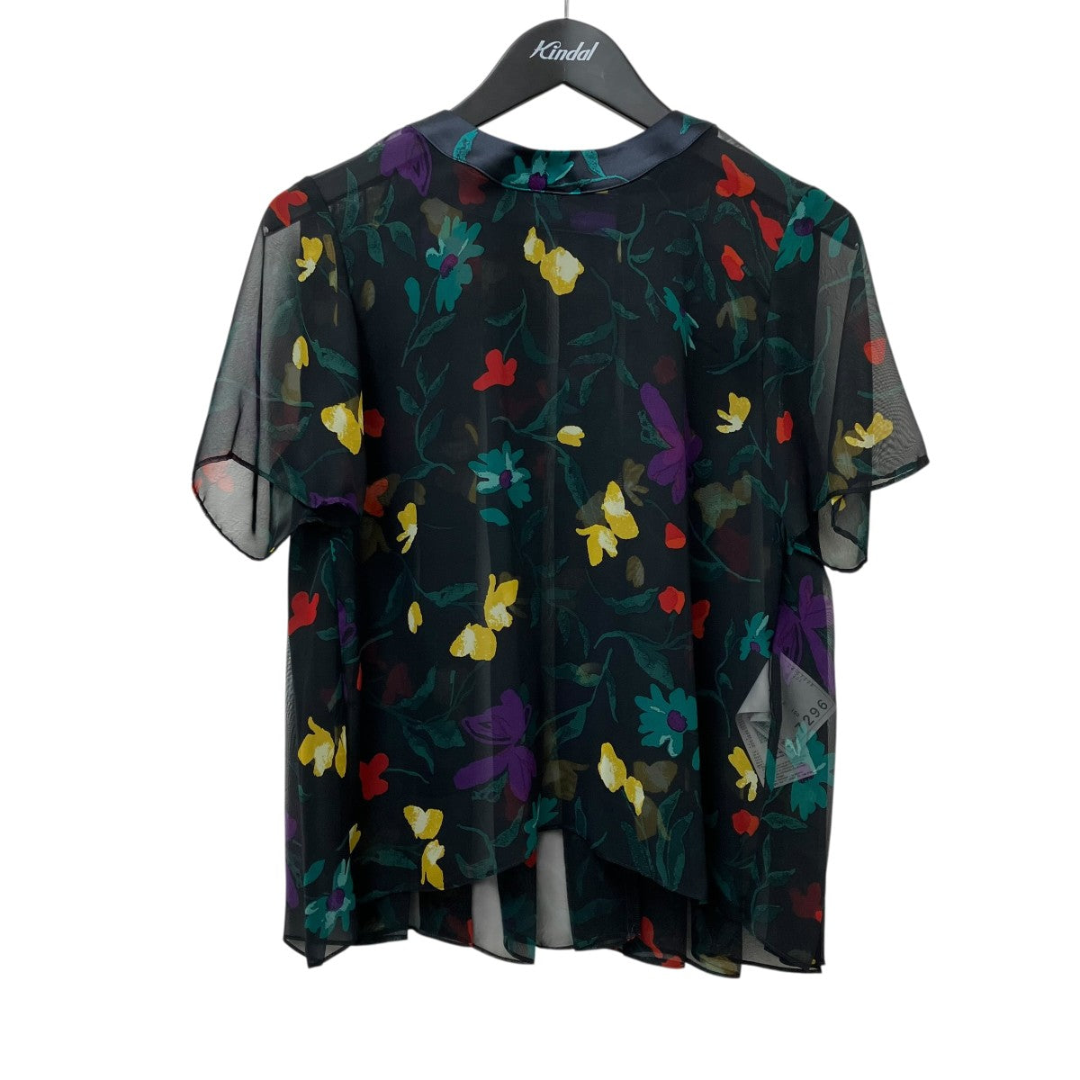 24SSFloral Print Pullover半袖ブラウス24-07296