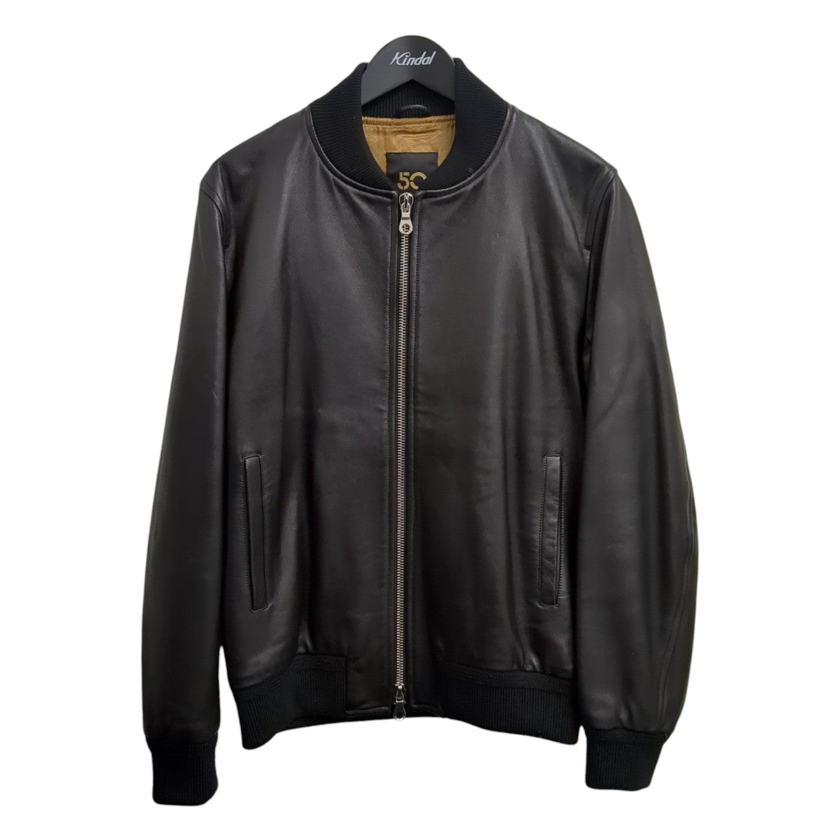 Cinquanta(チンクアータ) レザージャケット ブラック サイズ 50