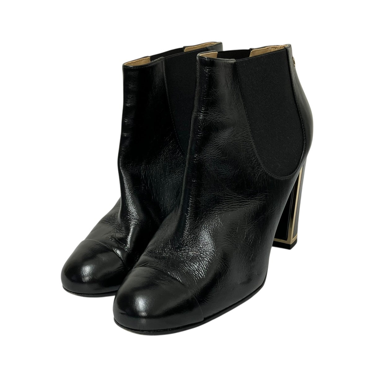 CHANEL(シャネル) サイドゴアブーツ ブラック サイズ 37C｜【公式