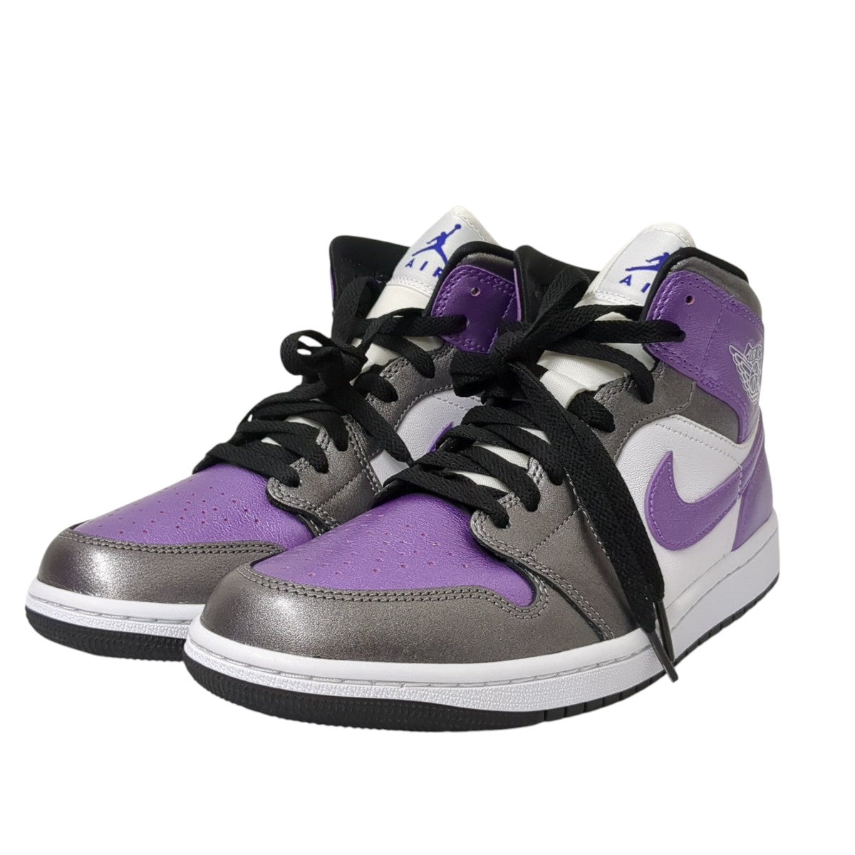 Air Jordan 1 Mid Metallic PurpleスニーカーHJ5911