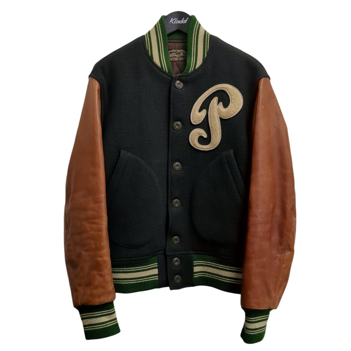 WHITESVILLE(ホワイツビル) スタジャンWV11596 WV11596 ブラウン