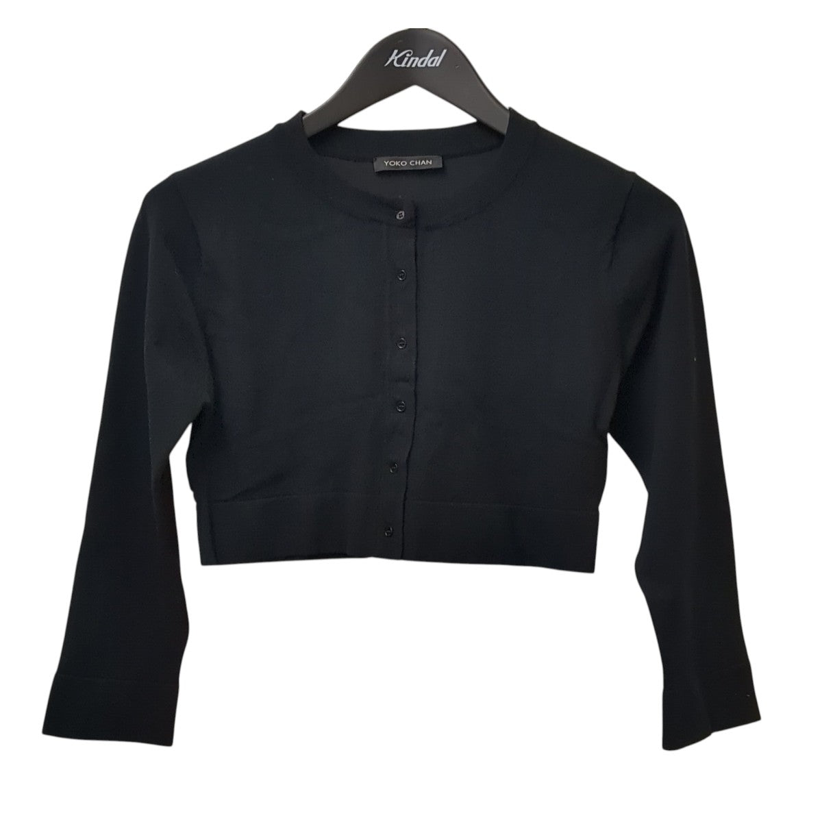 YOKO CHAN(ヨーコチャン) 異素材切替カーディガンYCBN-116-036 YCBN