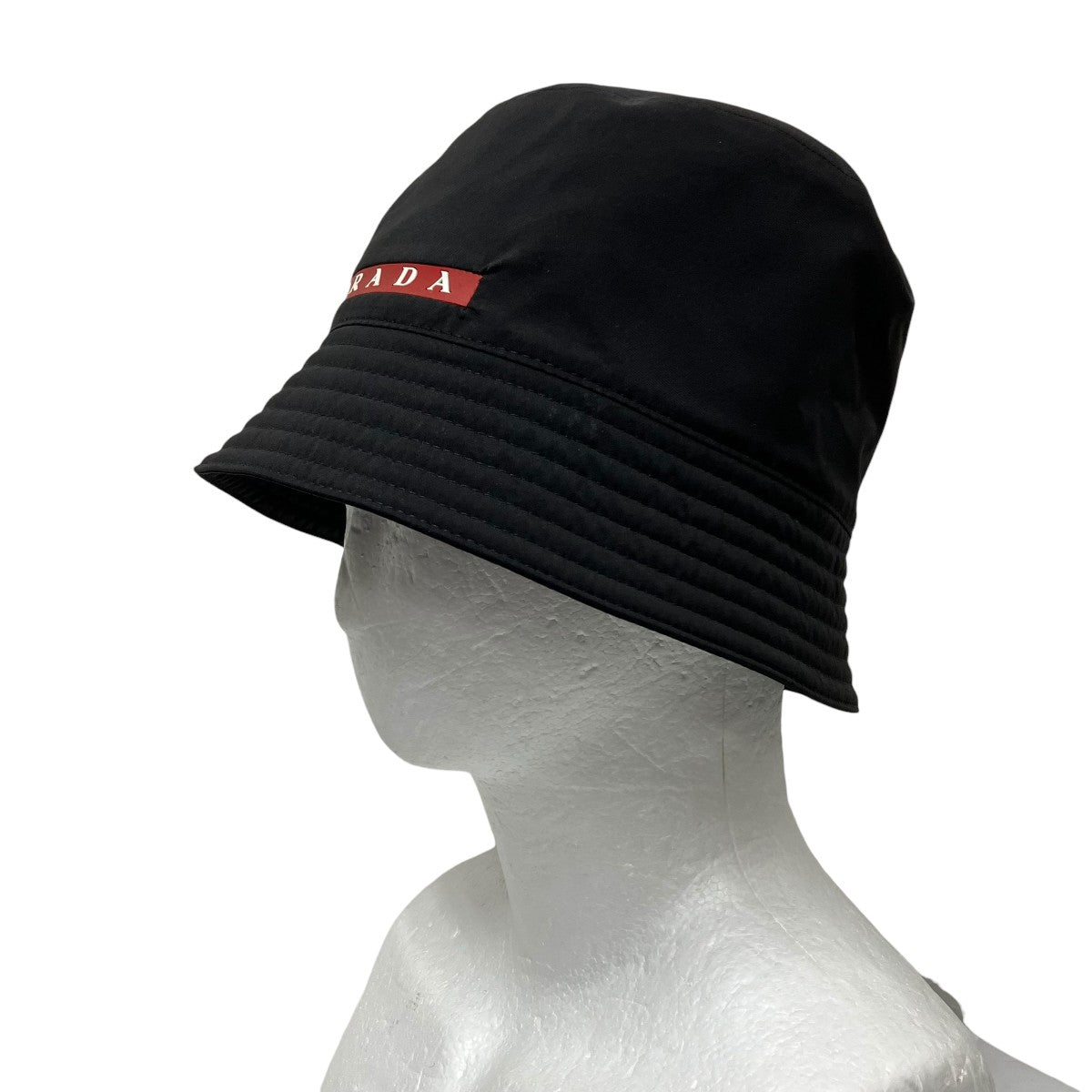 PRADA ブラック バケットハット XLサイズ PRADA ブラック バケットハットXL