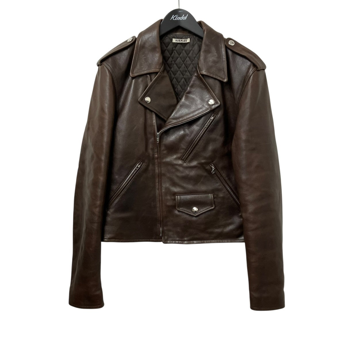 AURALEE(オーラリー) Heavy Lamb Leather Riders Jacketレザー