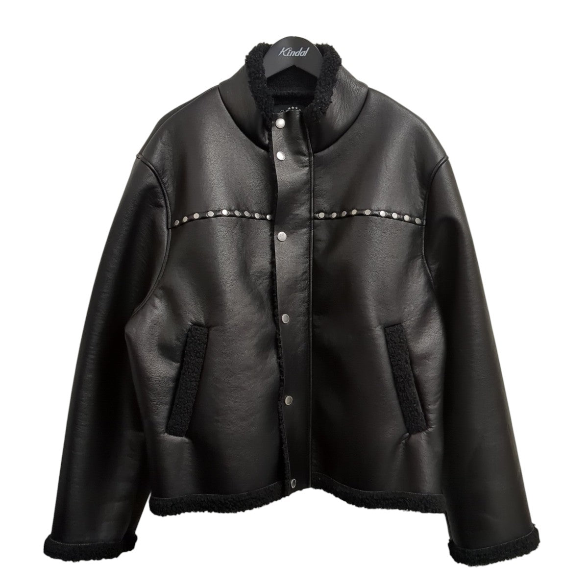 AFB(エーエフビー) STUDDED JACKETレザージャケット ブラック サイズ M