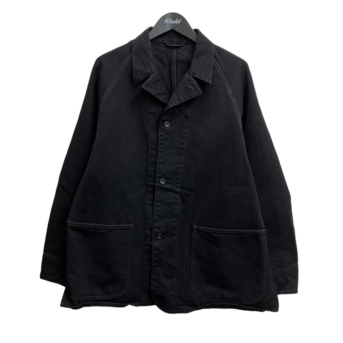 COMOLI(コモリ) 26SSBLACK DENIM WORK JACKETカバーオールD01-01002