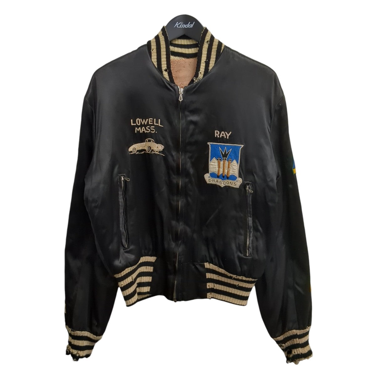 50s GERMANY スーベニア サテンスカジャン