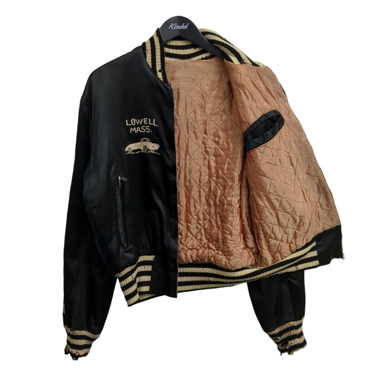 50s GERMANY スーベニア サテンスカジャン