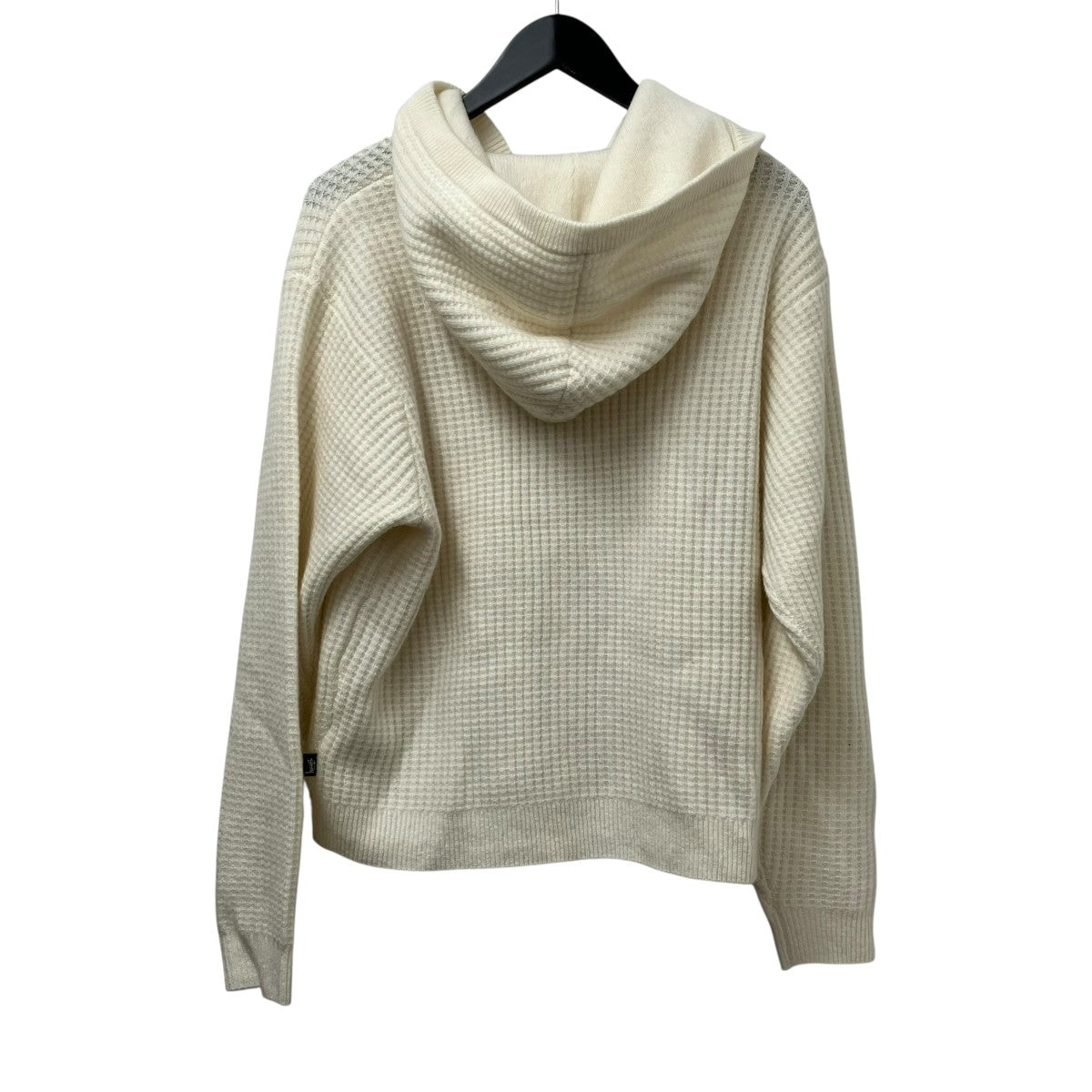 WAFFLE CASHMERE ZIP HOODニットパーカー117274
