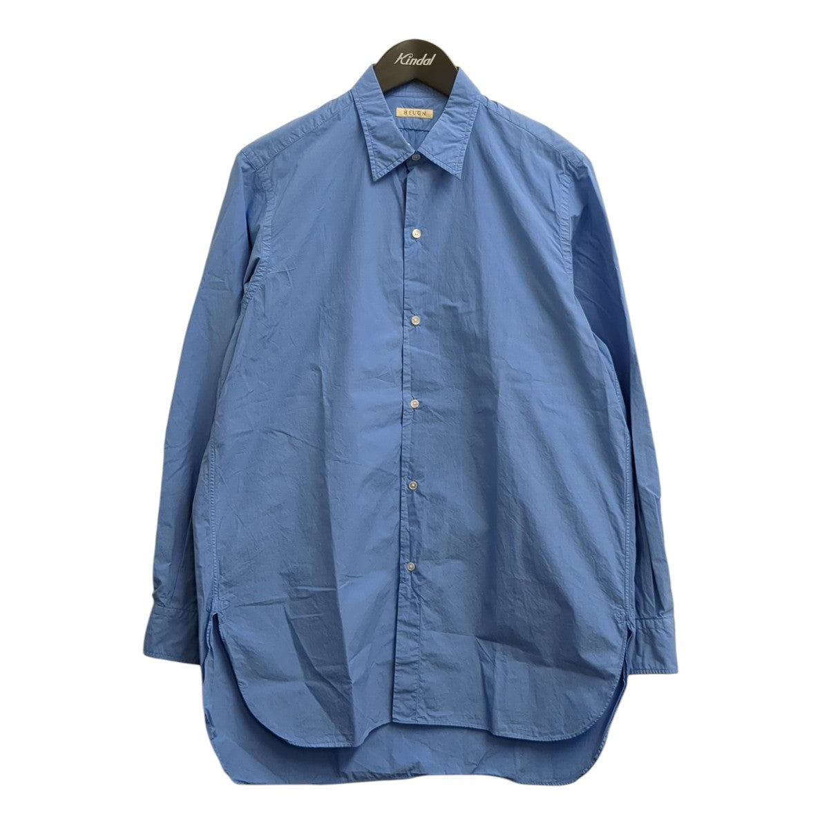 HEUGN(ユーゲン) james shirt長袖シャツSHIRT 042 SHIRT 042 スカイ