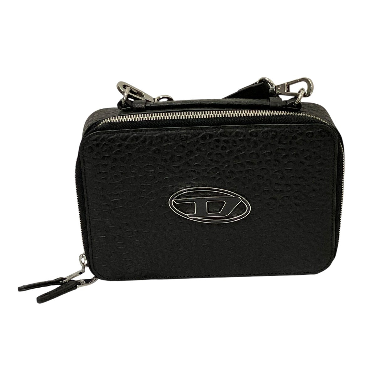 00s DIESEL レザー ショルダー バッグ ブラック 00s diesel shoulder bag leather archive - メルカリ