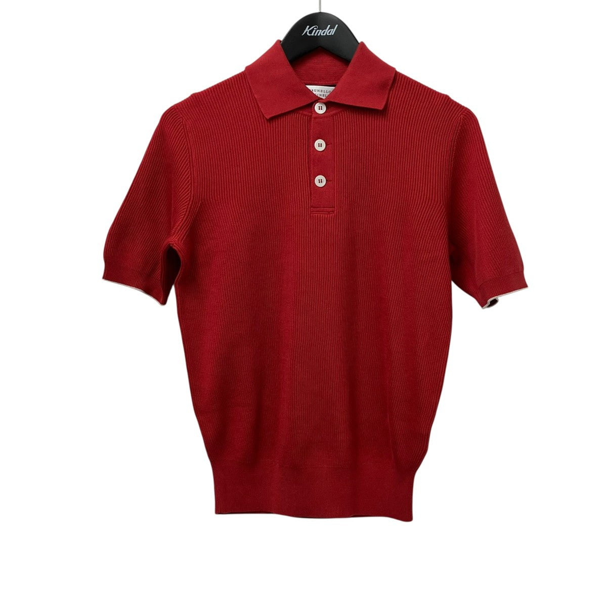 【新品定価13万】BRUNELLO CUCINELLI　半袖ニットシャツ 中古・古着通販】BRUNELLO CUCINELLI (ブルネロクチネリ) 半袖ニット