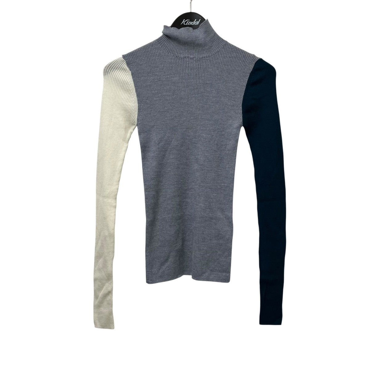 ENFOLD(エンフォルド) COLOR‐SLEEVE HIGH‐NECK PULLOVERニット300HA270